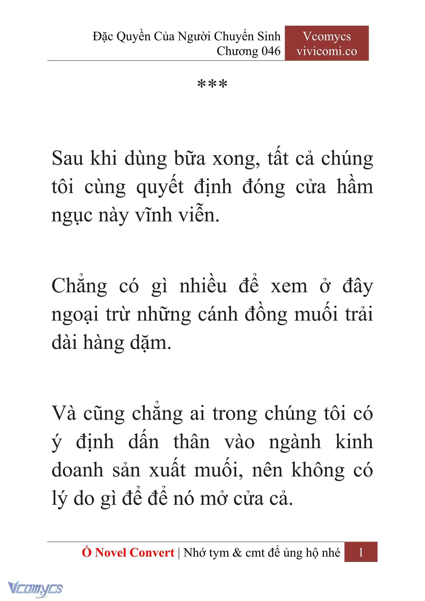 [Novel] Đặc Quyền Của Người Chuyển Sinh Chapter 46 - Trang 4