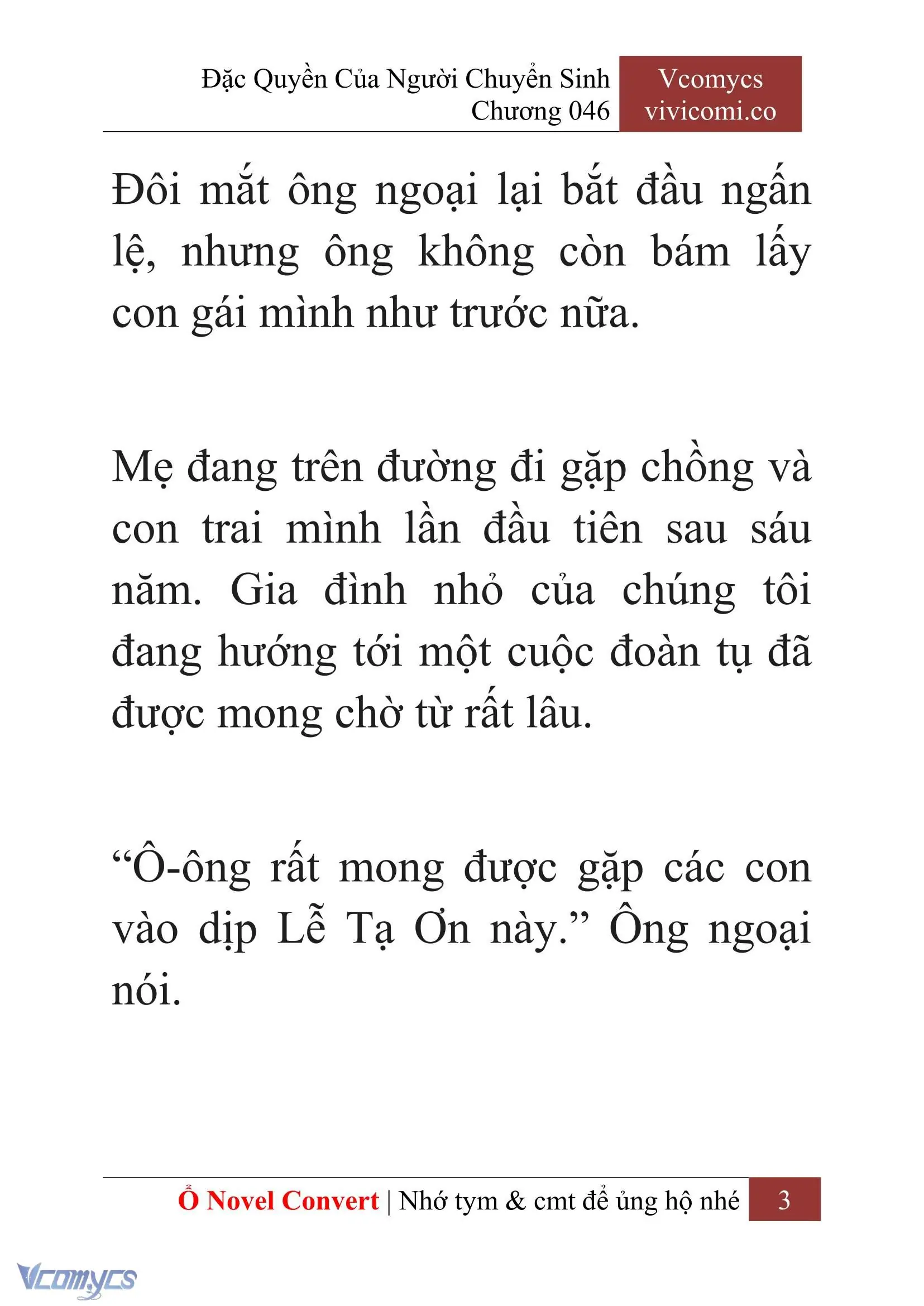[Novel] Đặc Quyền Của Người Chuyển Sinh Chapter 46 - Trang 6
