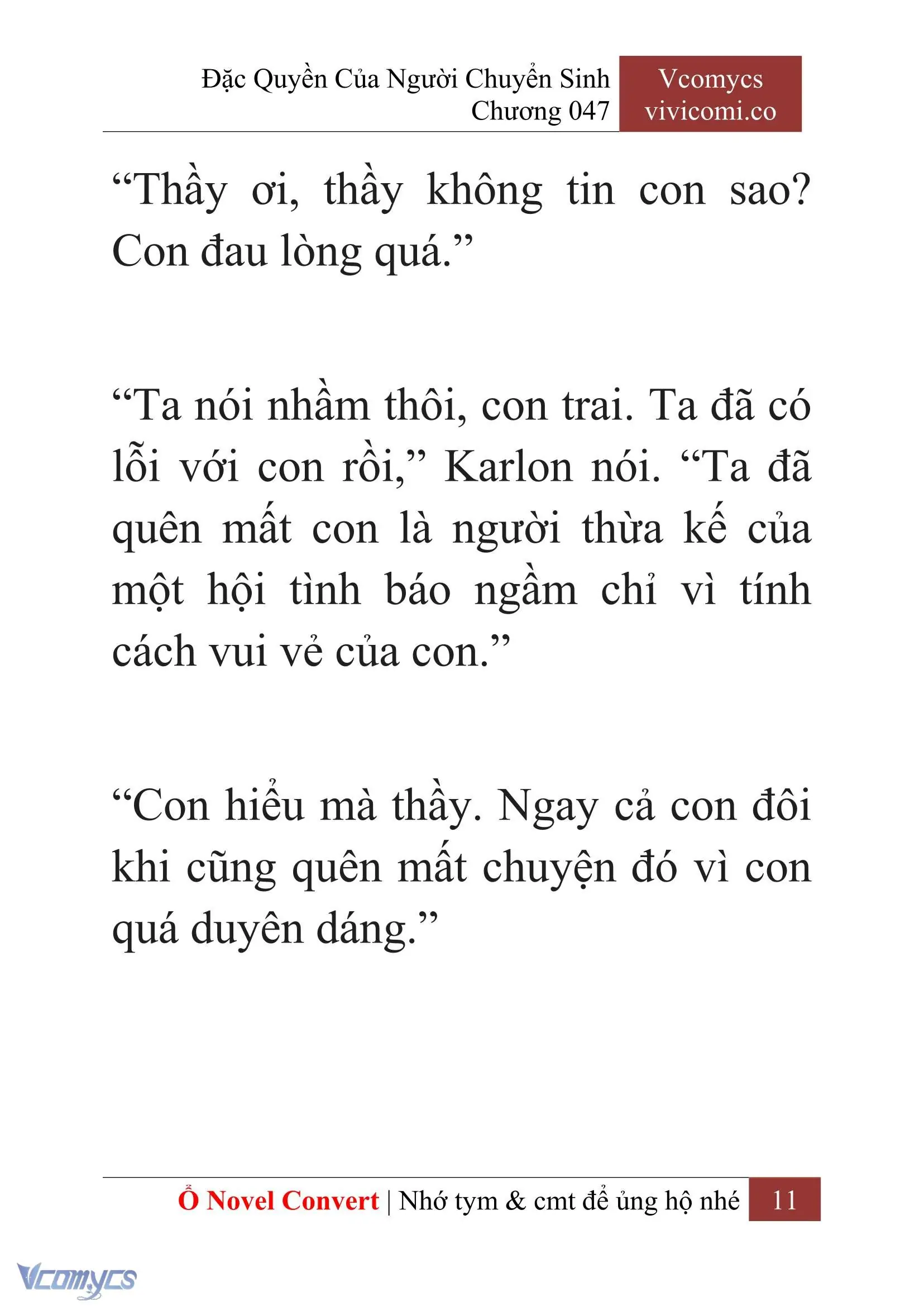 [Novel] Đặc Quyền Của Người Chuyển Sinh Chapter 47 - Trang 14
