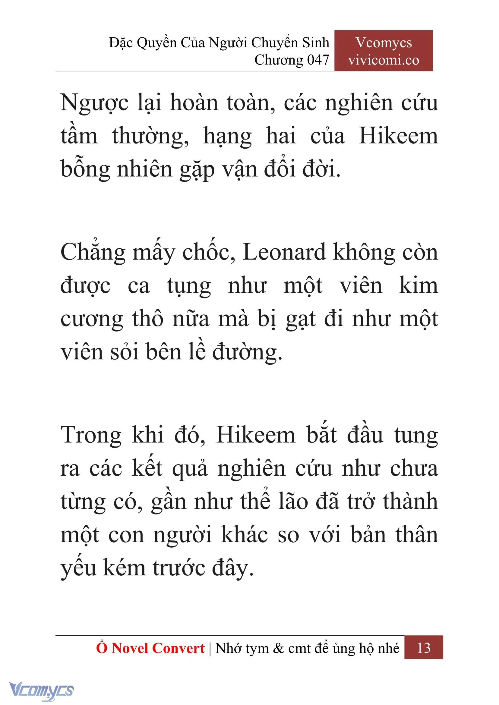 [Novel] Đặc Quyền Của Người Chuyển Sinh Chapter 47 - Trang 16