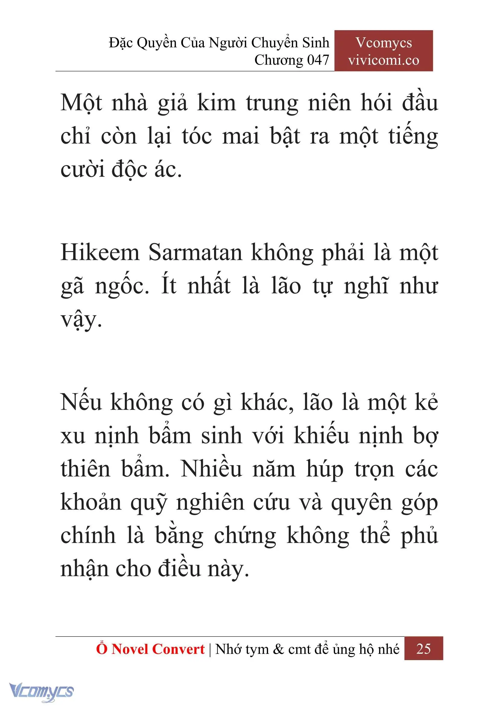 [Novel] Đặc Quyền Của Người Chuyển Sinh Chapter 47 - Trang 28