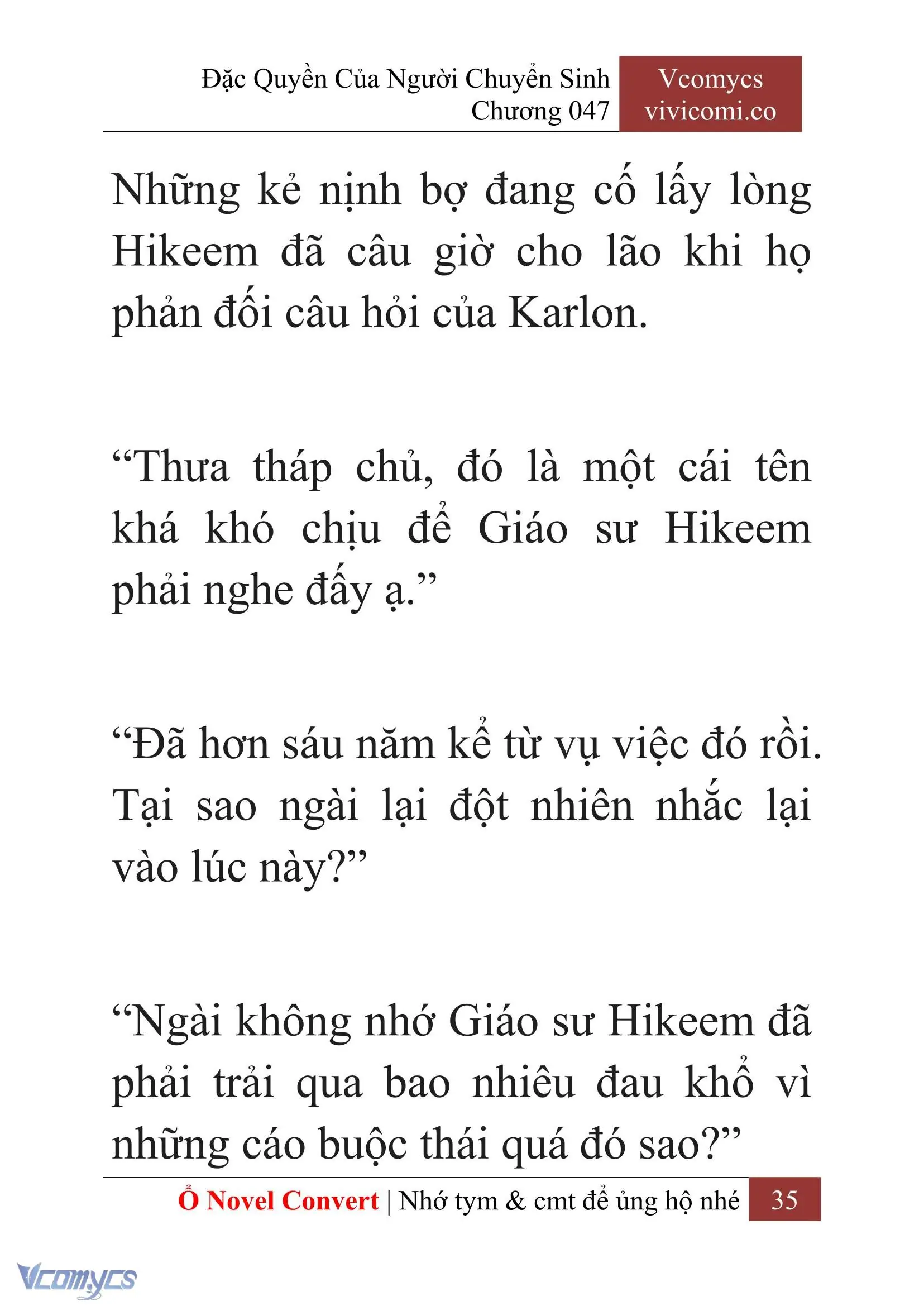 [Novel] Đặc Quyền Của Người Chuyển Sinh Chapter 47 - Trang 38