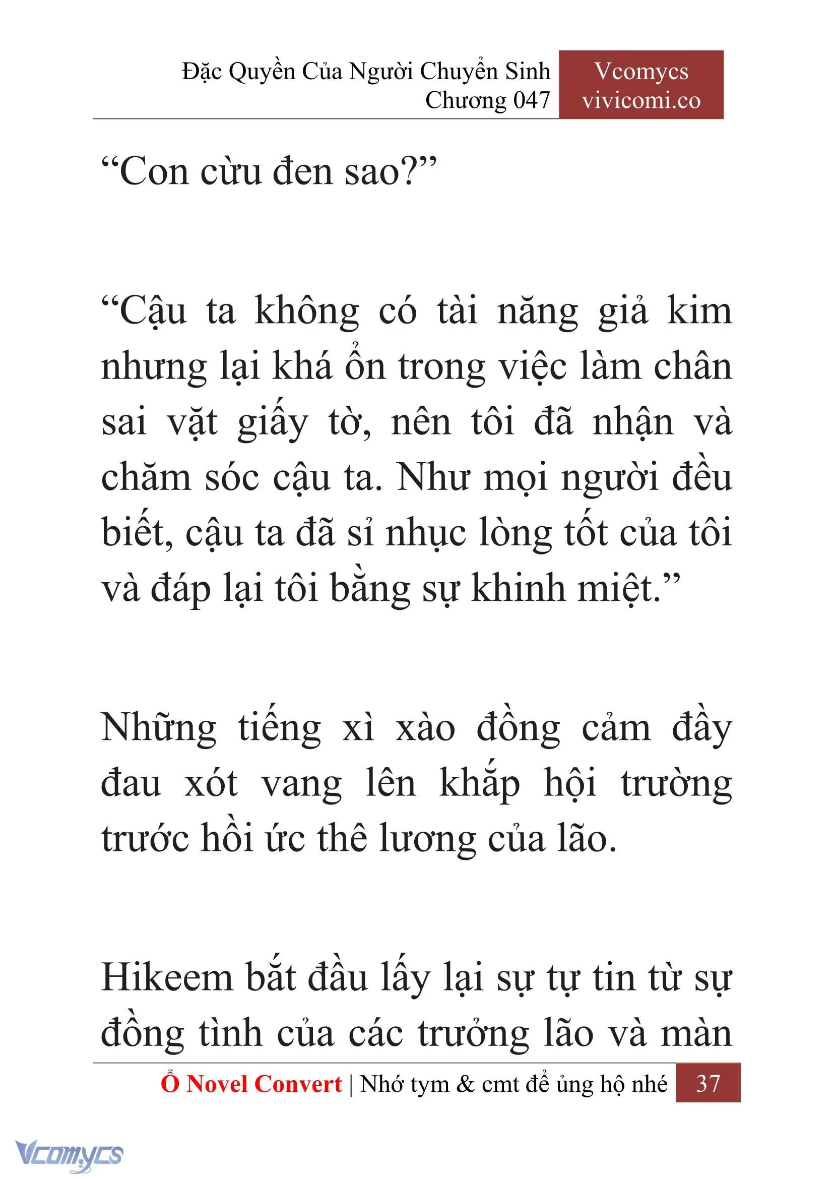 [Novel] Đặc Quyền Của Người Chuyển Sinh Chapter 47 - Trang 40