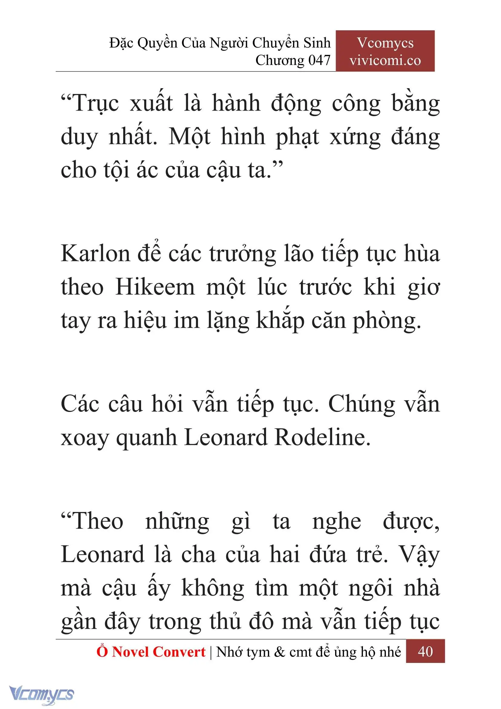[Novel] Đặc Quyền Của Người Chuyển Sinh Chapter 47 - Trang 43