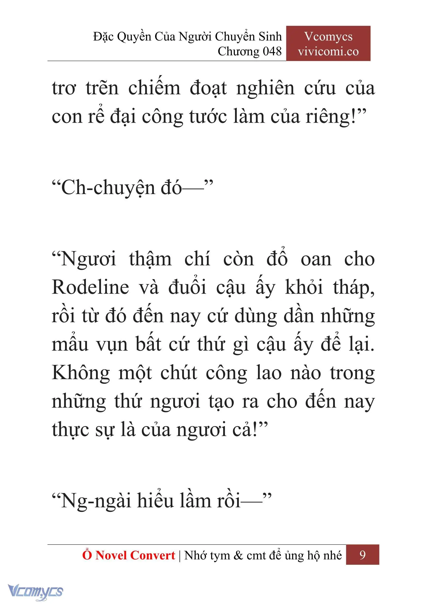 [Novel] Đặc Quyền Của Người Chuyển Sinh Chapter 48 - Trang 12