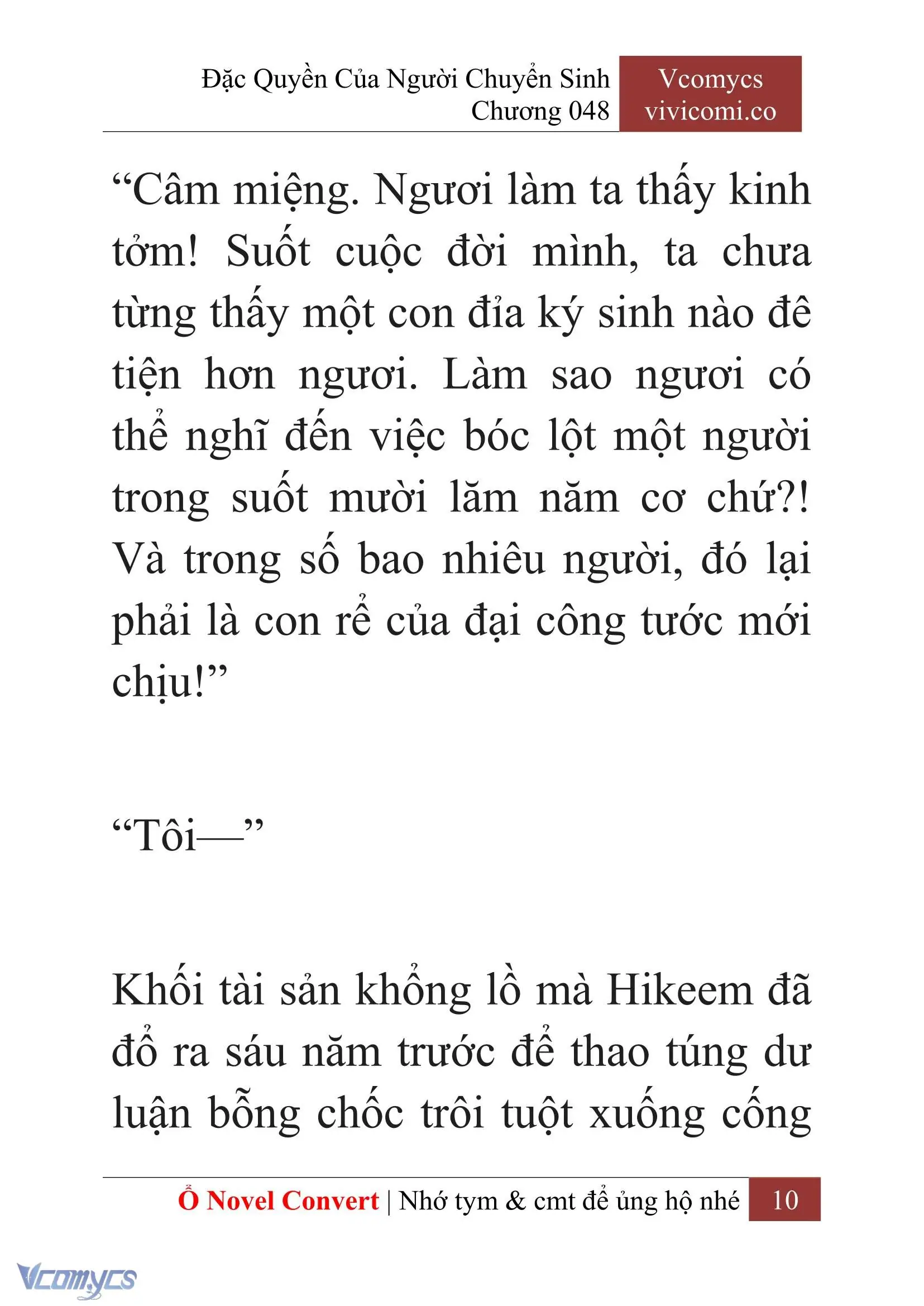 [Novel] Đặc Quyền Của Người Chuyển Sinh Chapter 48 - Trang 13