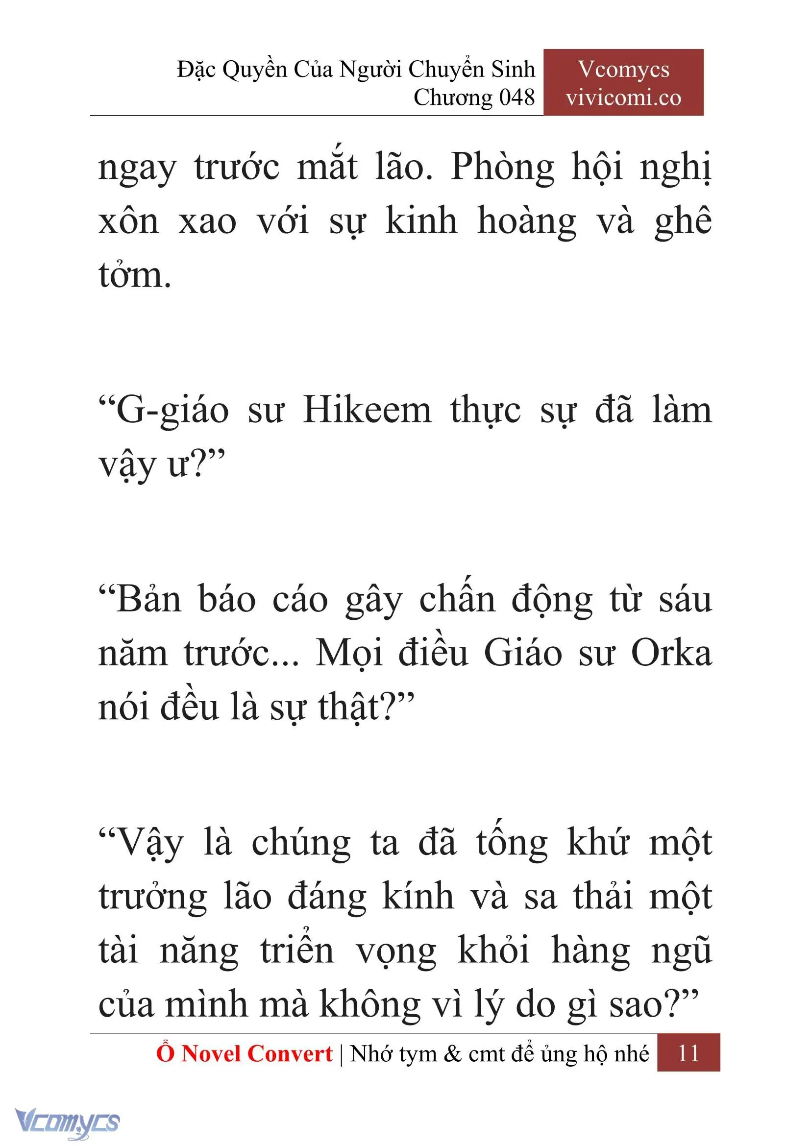 [Novel] Đặc Quyền Của Người Chuyển Sinh Chapter 48 - Trang 14