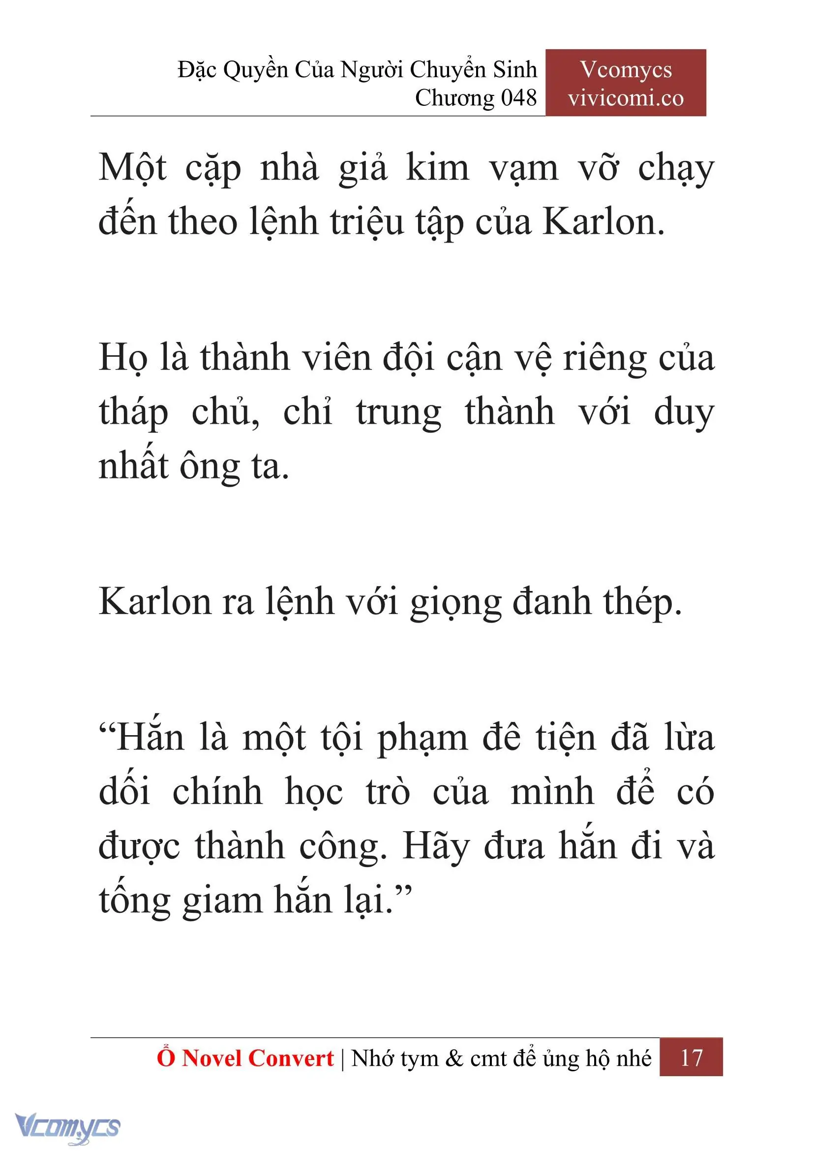 [Novel] Đặc Quyền Của Người Chuyển Sinh Chapter 48 - Trang 20