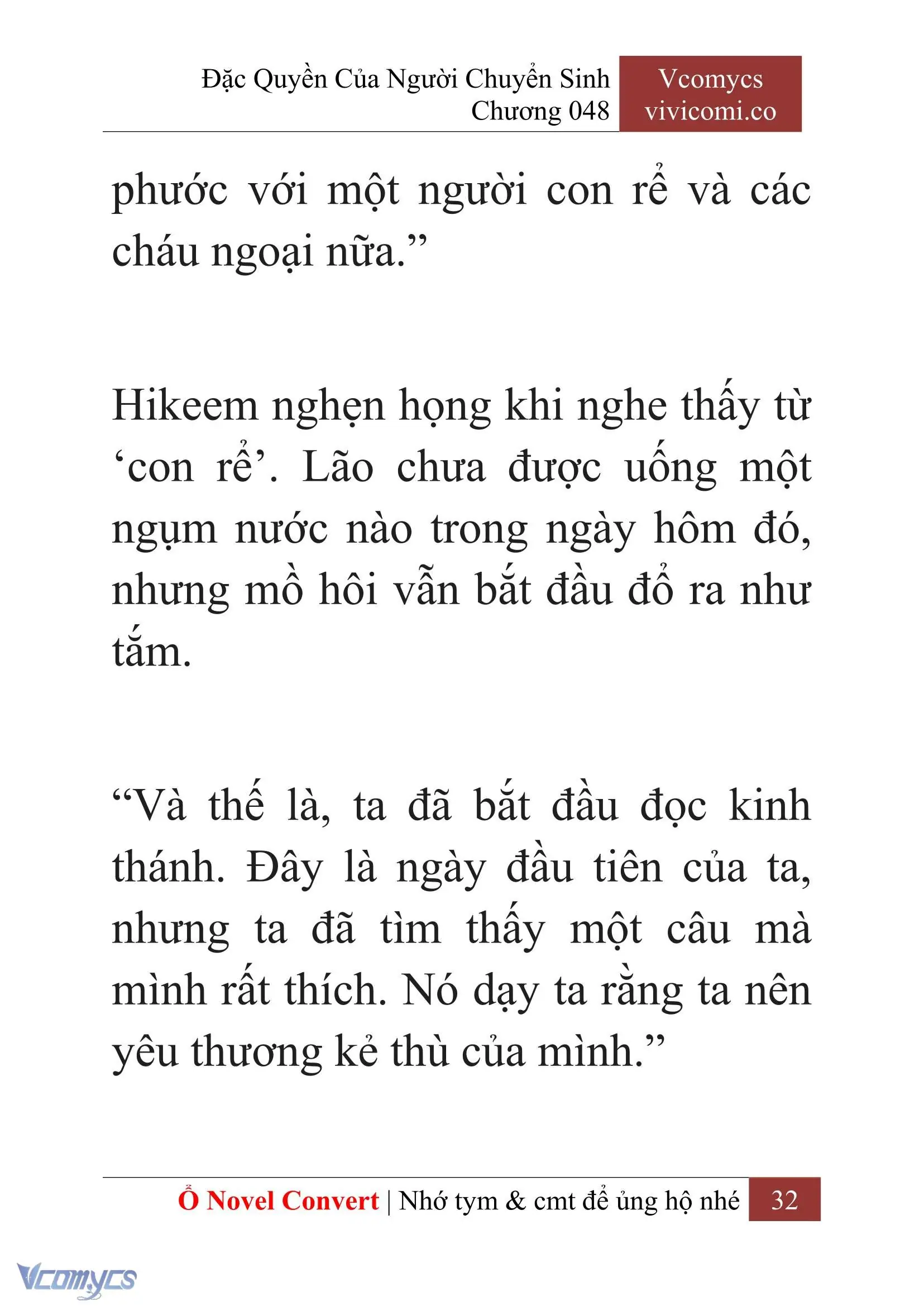 [Novel] Đặc Quyền Của Người Chuyển Sinh Chapter 48 - Trang 35