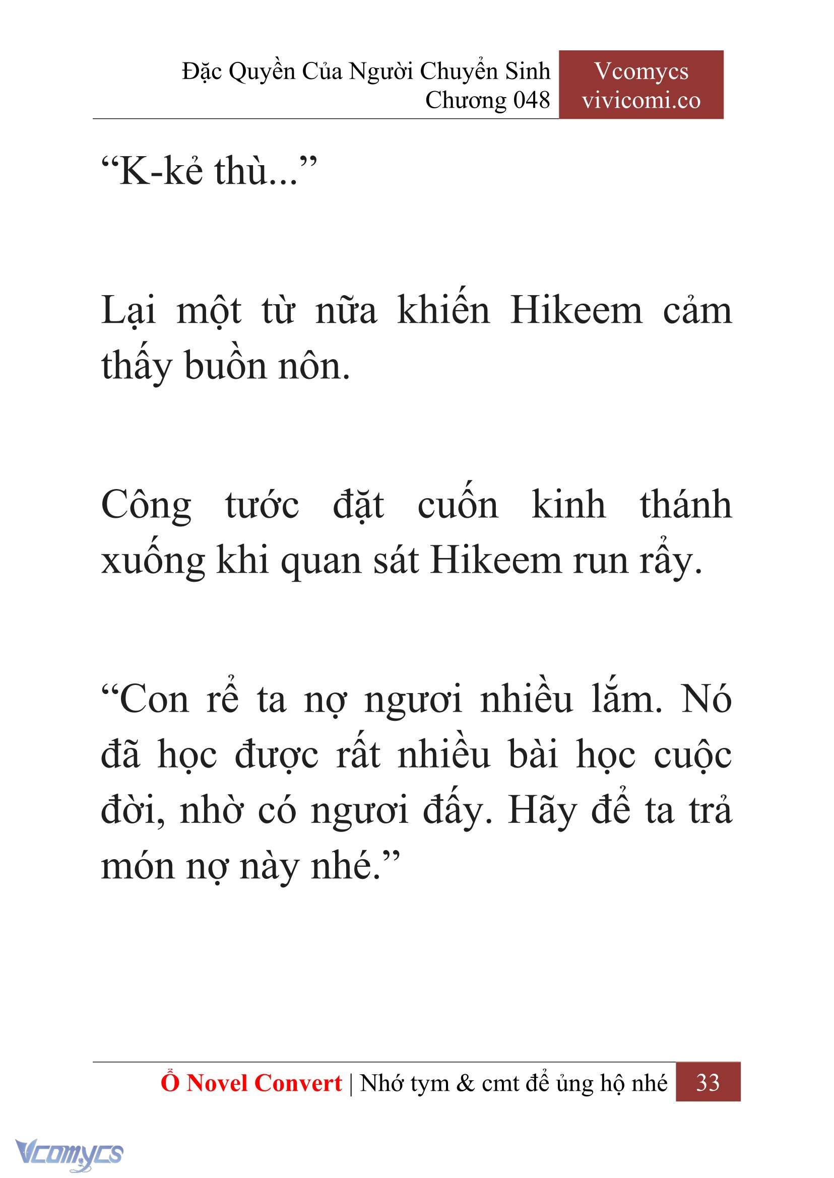 [Novel] Đặc Quyền Của Người Chuyển Sinh Chapter 48 - Trang 36