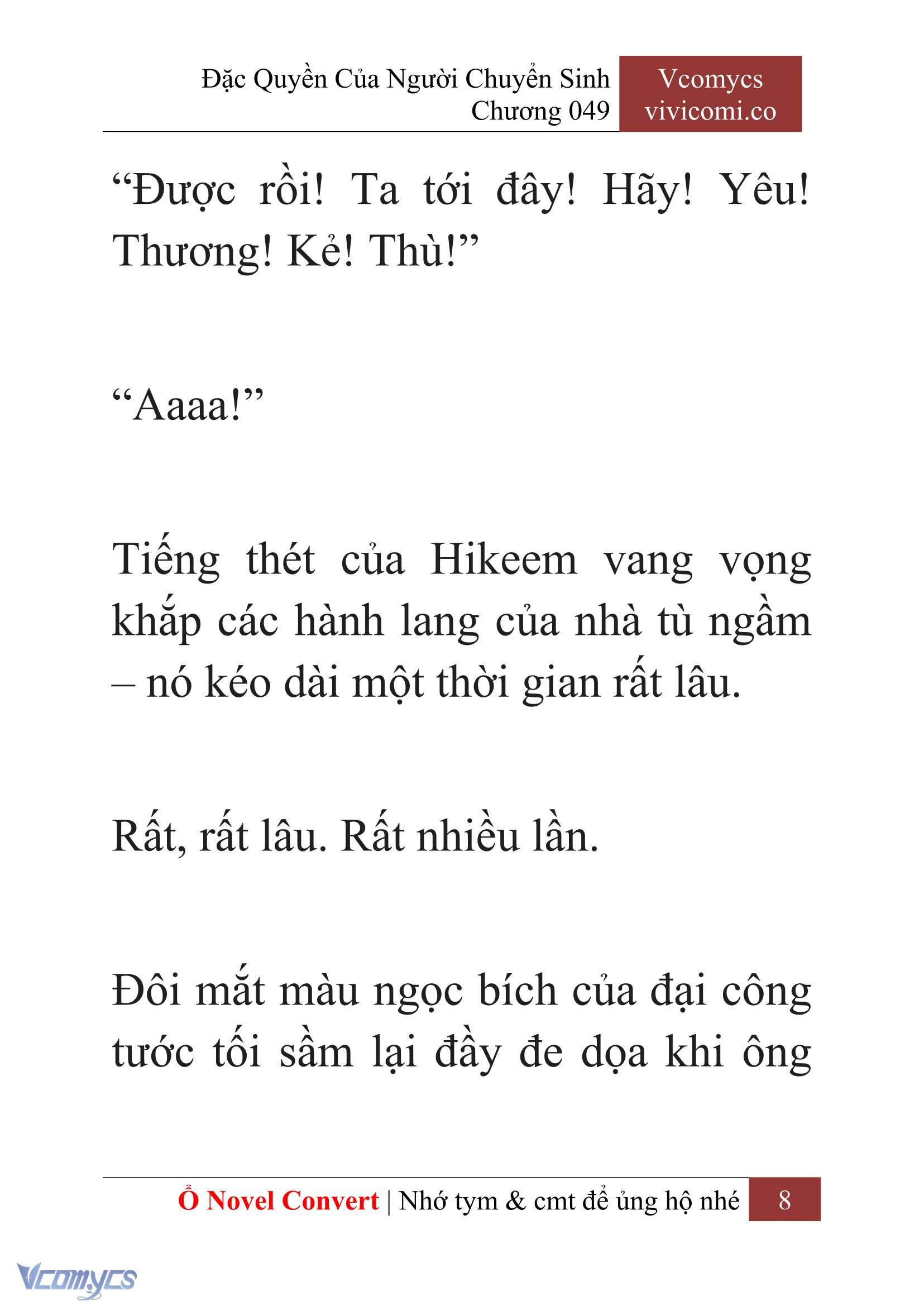 [Novel] Đặc Quyền Của Người Chuyển Sinh Chapter 49 - Trang 11