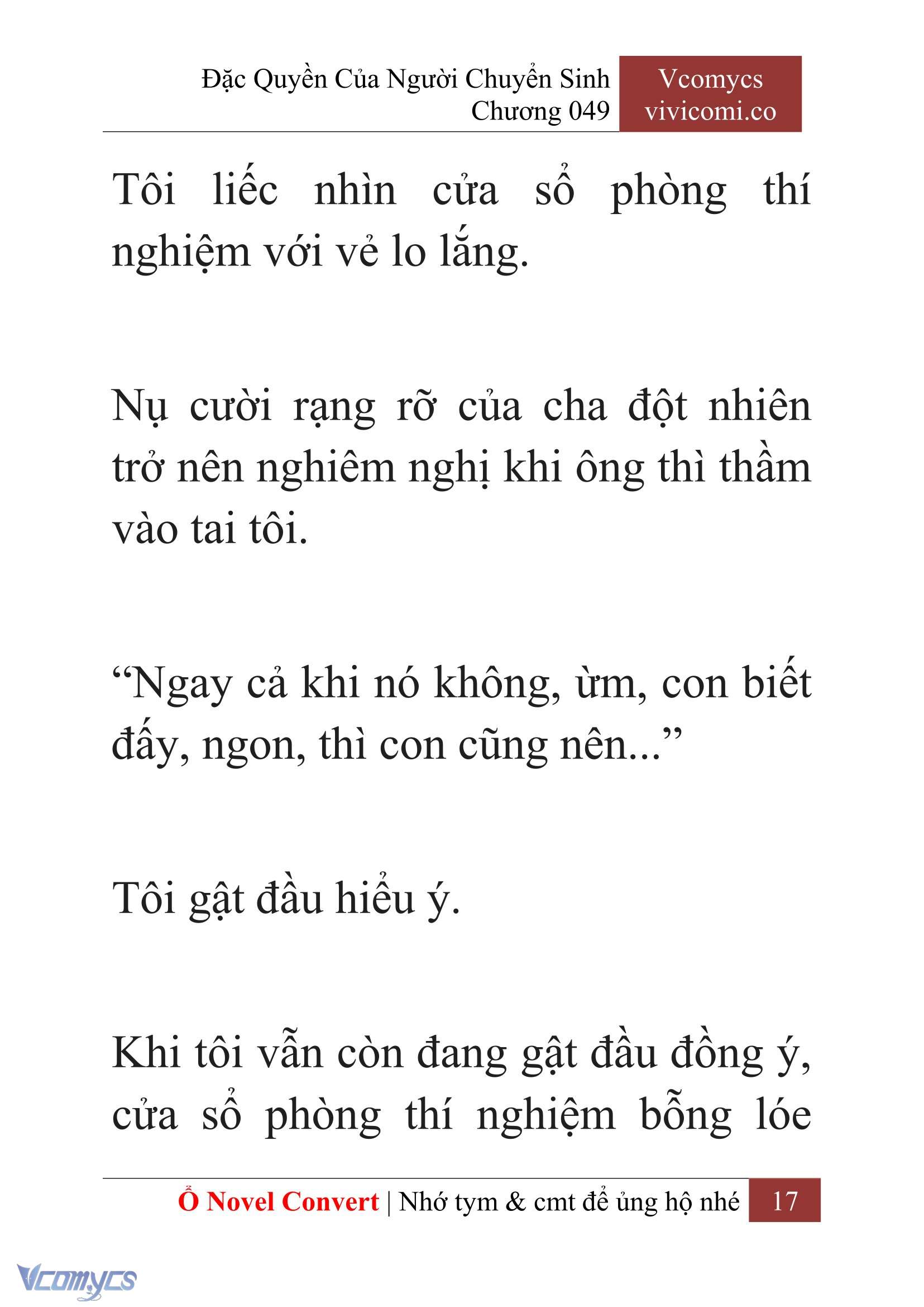 [Novel] Đặc Quyền Của Người Chuyển Sinh Chapter 49 - Trang 20