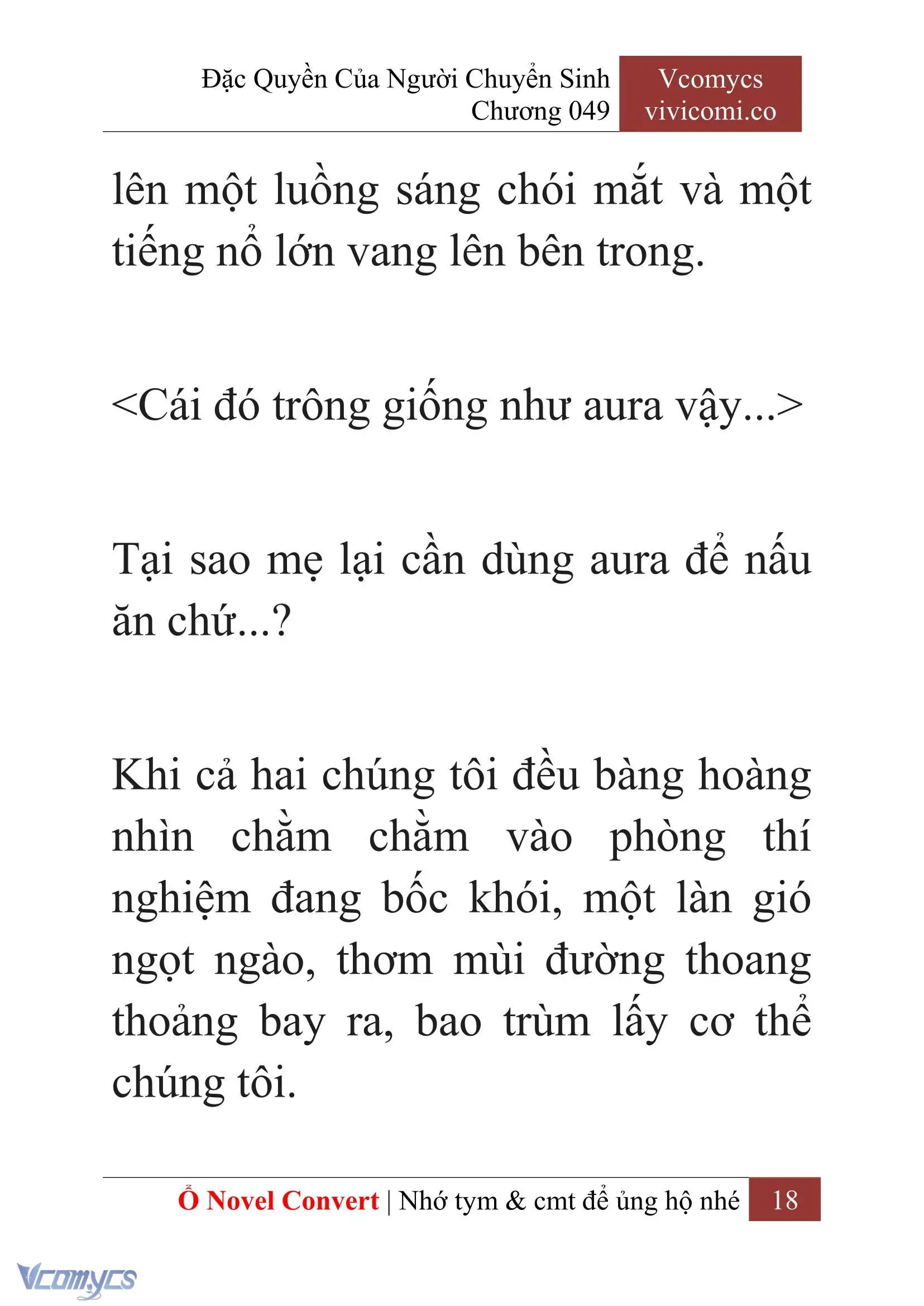 [Novel] Đặc Quyền Của Người Chuyển Sinh Chapter 49 - Trang 21