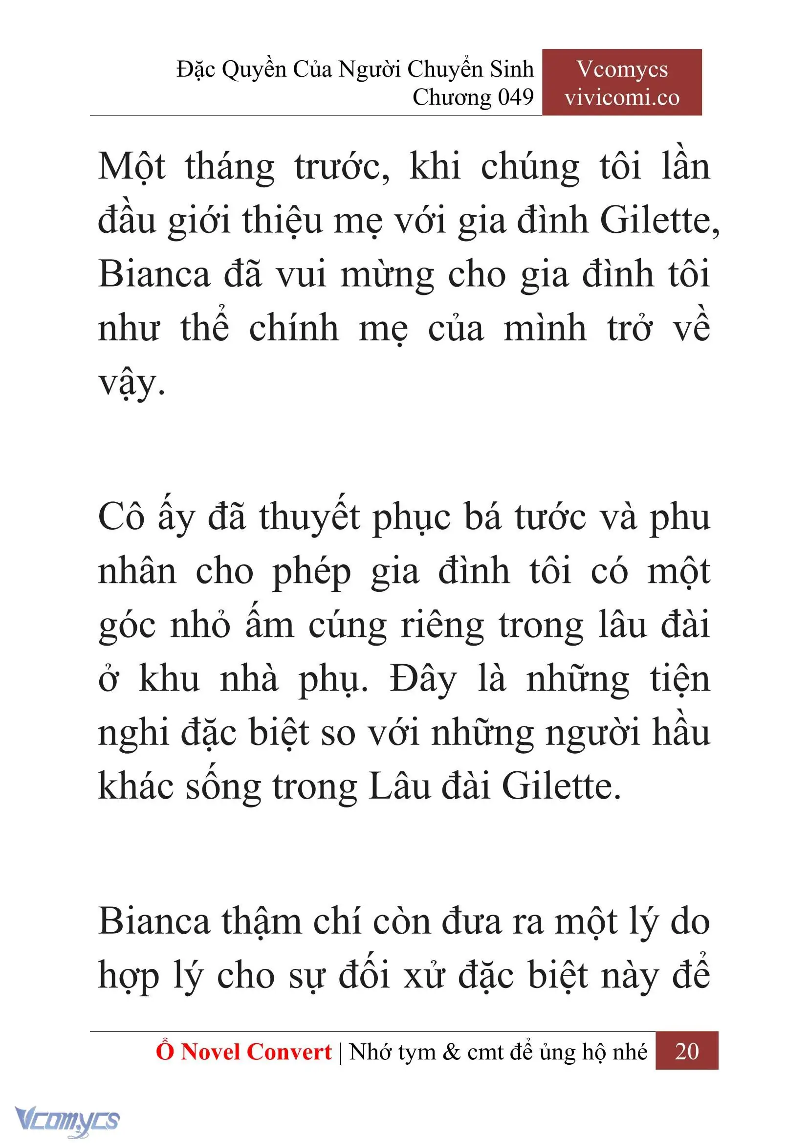 [Novel] Đặc Quyền Của Người Chuyển Sinh Chapter 49 - Trang 23