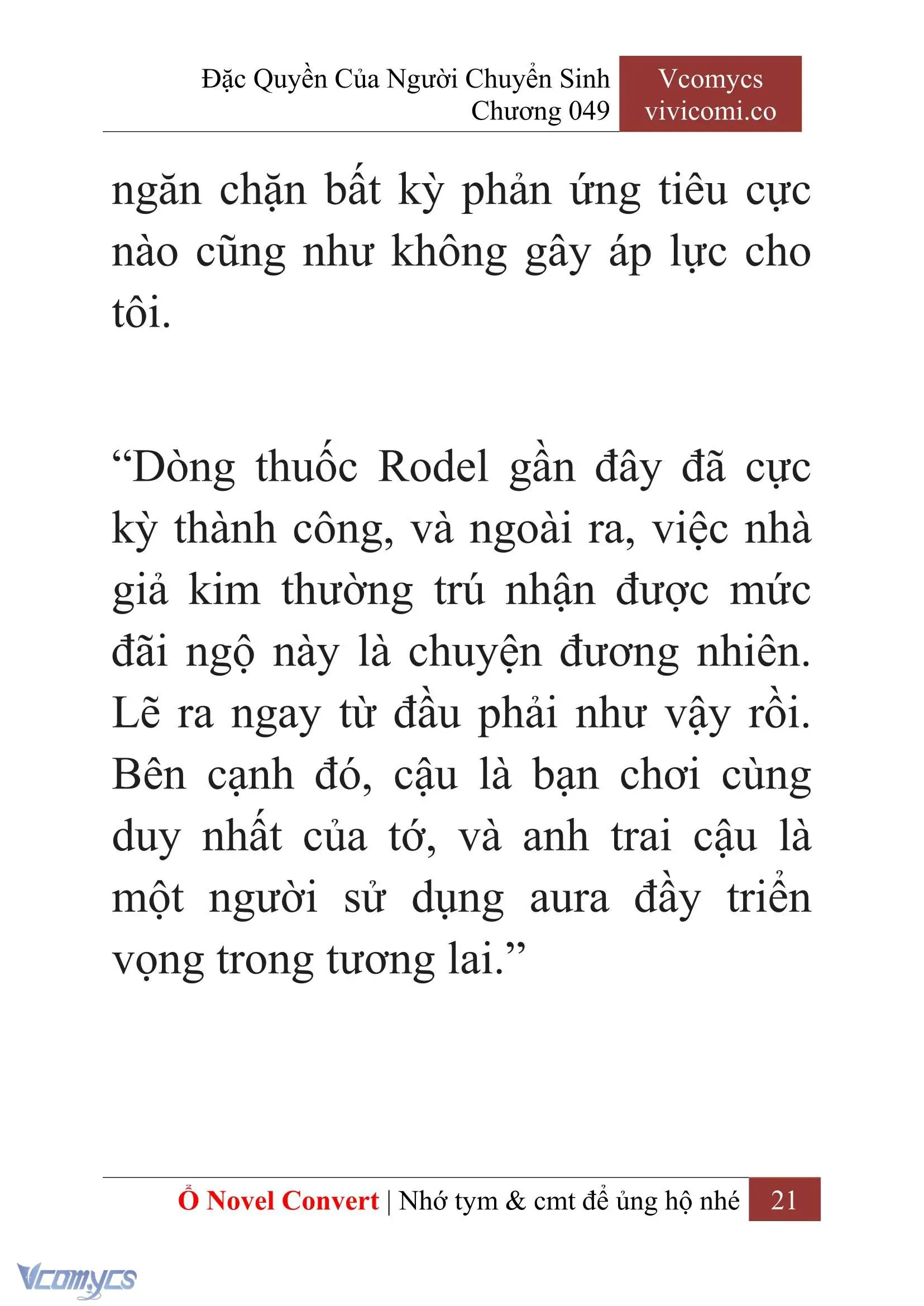[Novel] Đặc Quyền Của Người Chuyển Sinh Chapter 49 - Trang 24