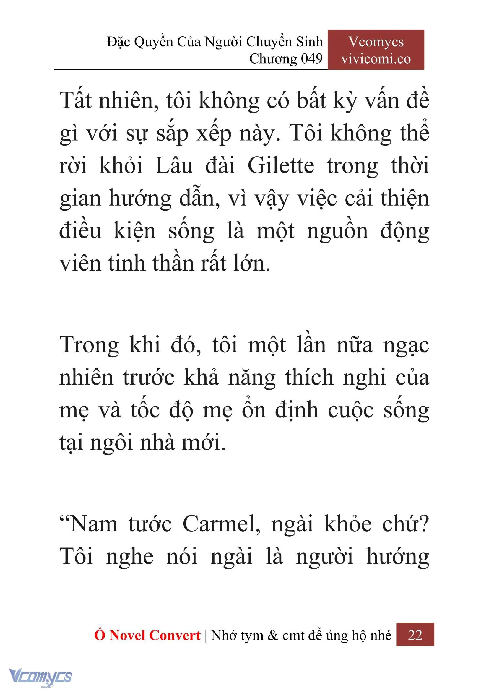 [Novel] Đặc Quyền Của Người Chuyển Sinh Chapter 49 - Trang 25