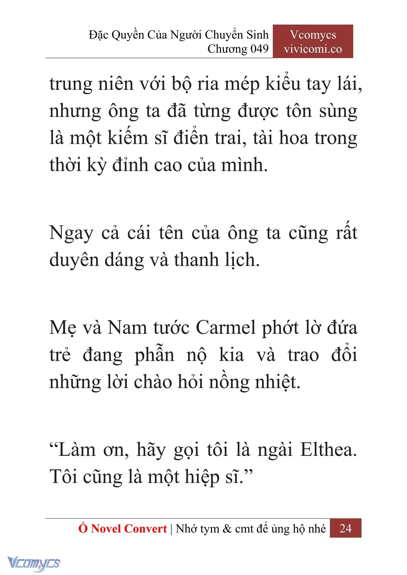 [Novel] Đặc Quyền Của Người Chuyển Sinh Chapter 49 - Trang 27