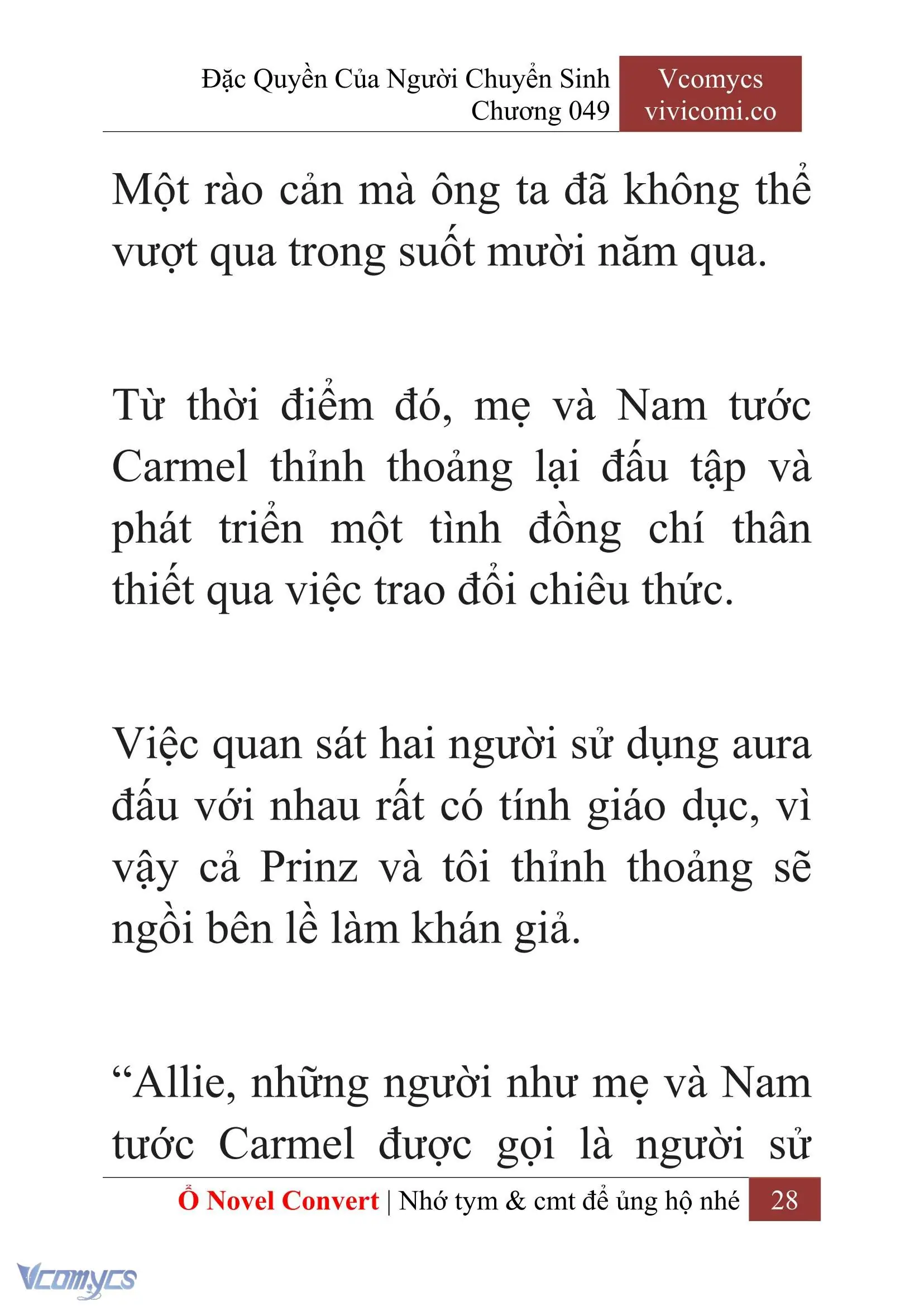 [Novel] Đặc Quyền Của Người Chuyển Sinh Chapter 49 - Trang 31