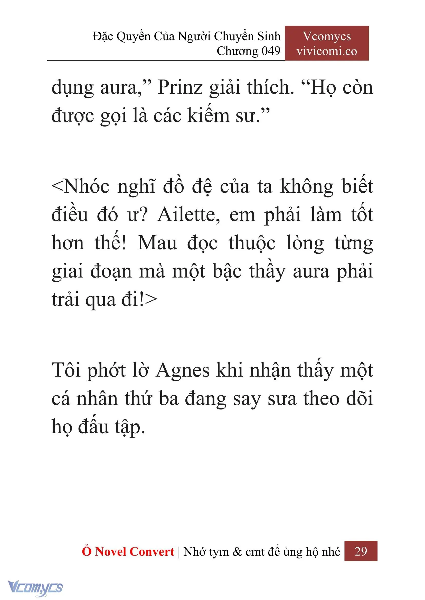 [Novel] Đặc Quyền Của Người Chuyển Sinh Chapter 49 - Trang 32