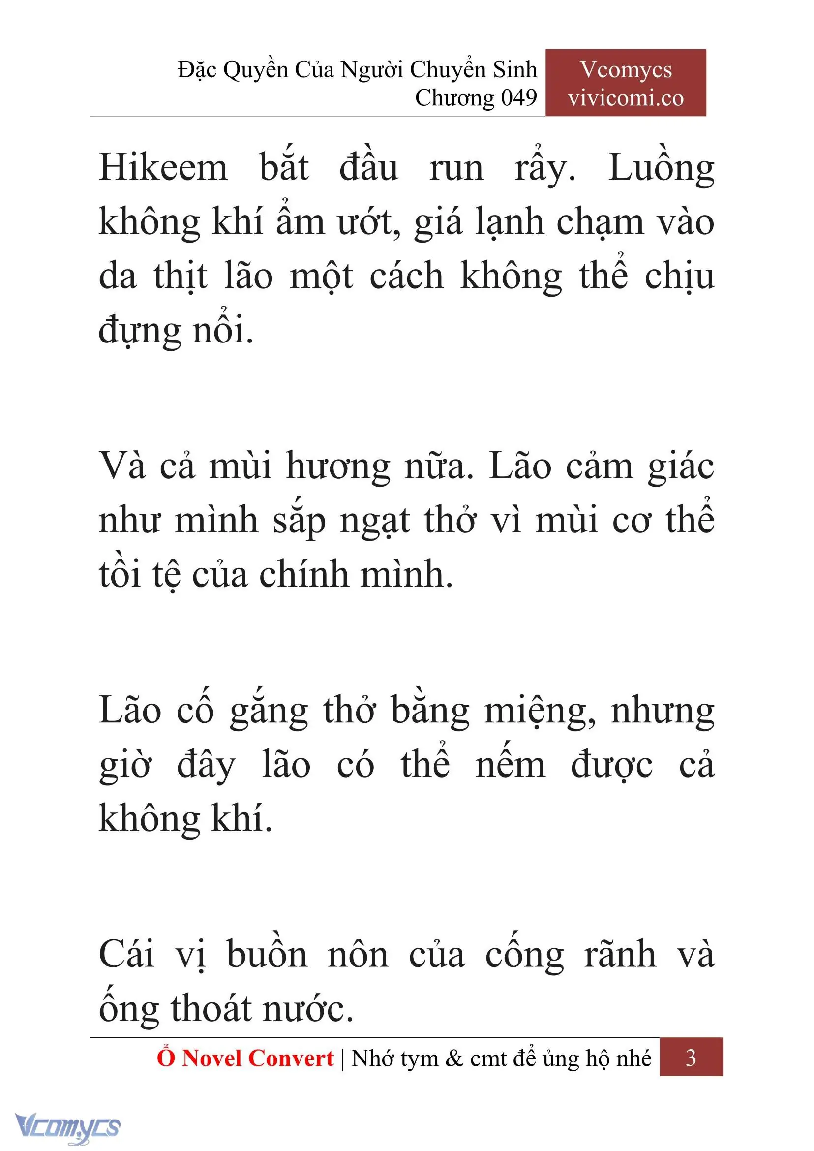 [Novel] Đặc Quyền Của Người Chuyển Sinh Chapter 49 - Trang 6