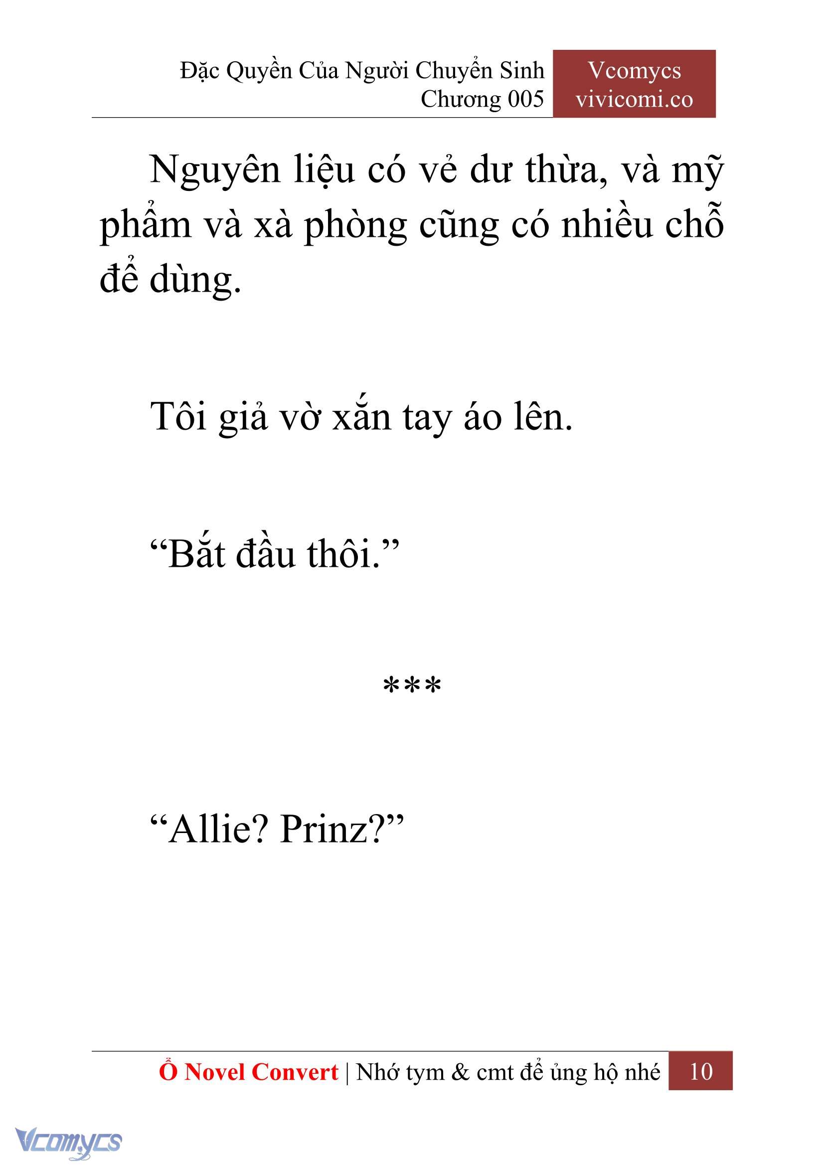 [Novel] Đặc Quyền Của Người Chuyển Sinh Chapter 5 - Trang 12