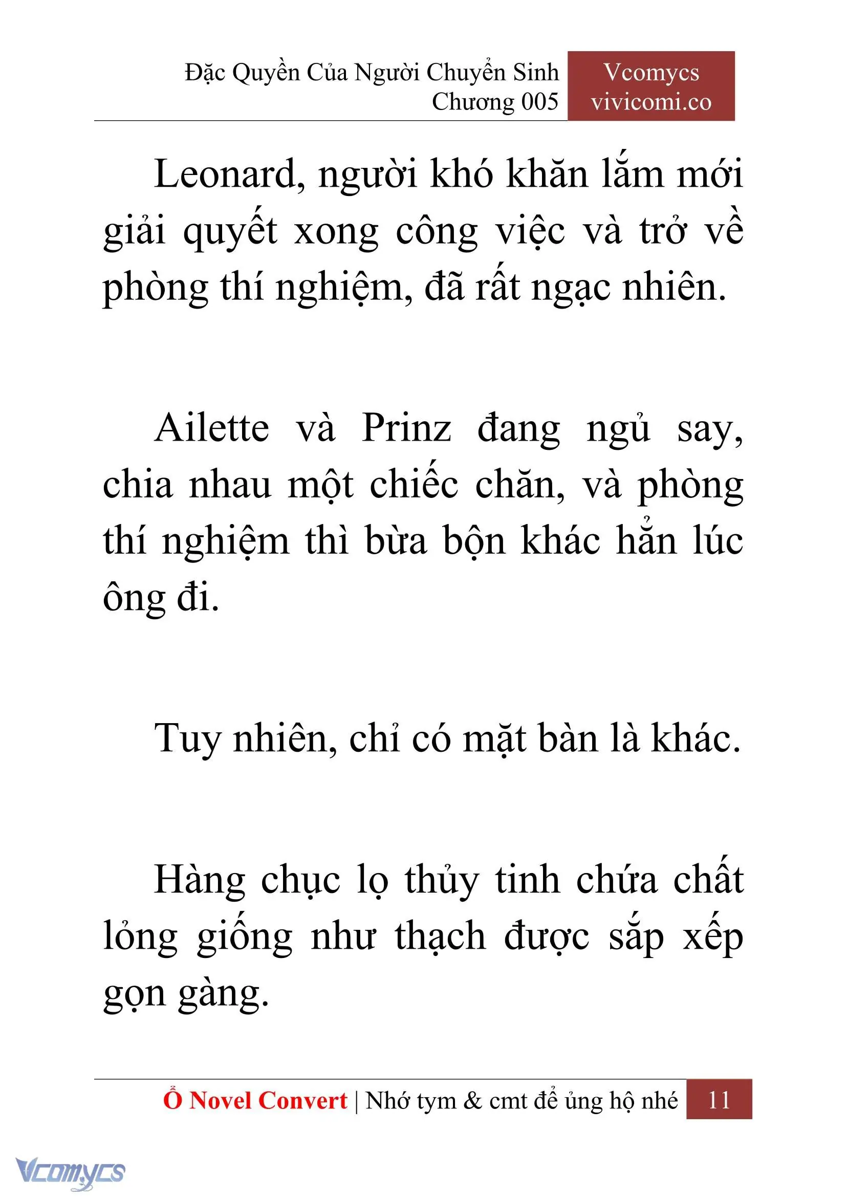 [Novel] Đặc Quyền Của Người Chuyển Sinh Chapter 5 - Trang 13