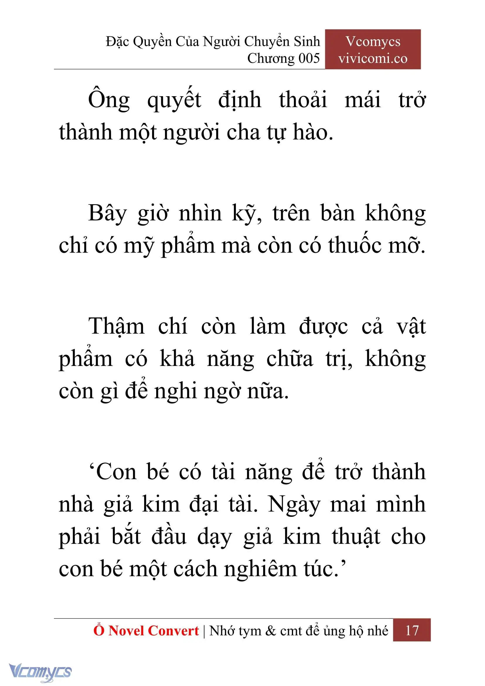 [Novel] Đặc Quyền Của Người Chuyển Sinh Chapter 5 - Trang 19