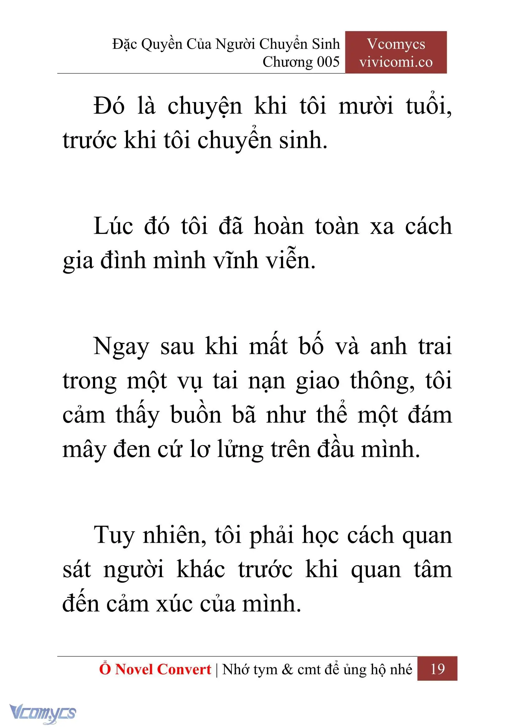[Novel] Đặc Quyền Của Người Chuyển Sinh Chapter 5 - Trang 21