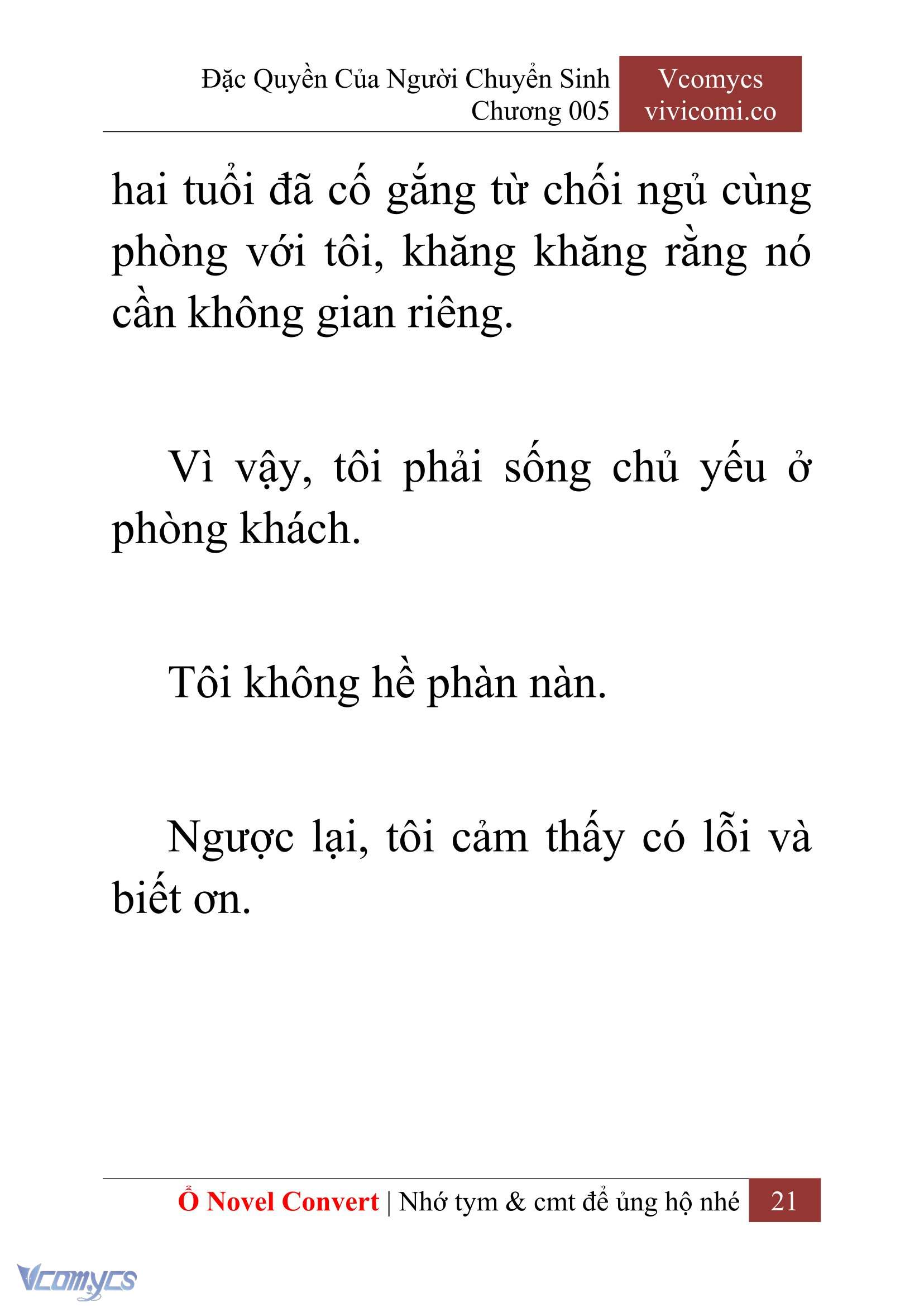 [Novel] Đặc Quyền Của Người Chuyển Sinh Chapter 5 - Trang 23