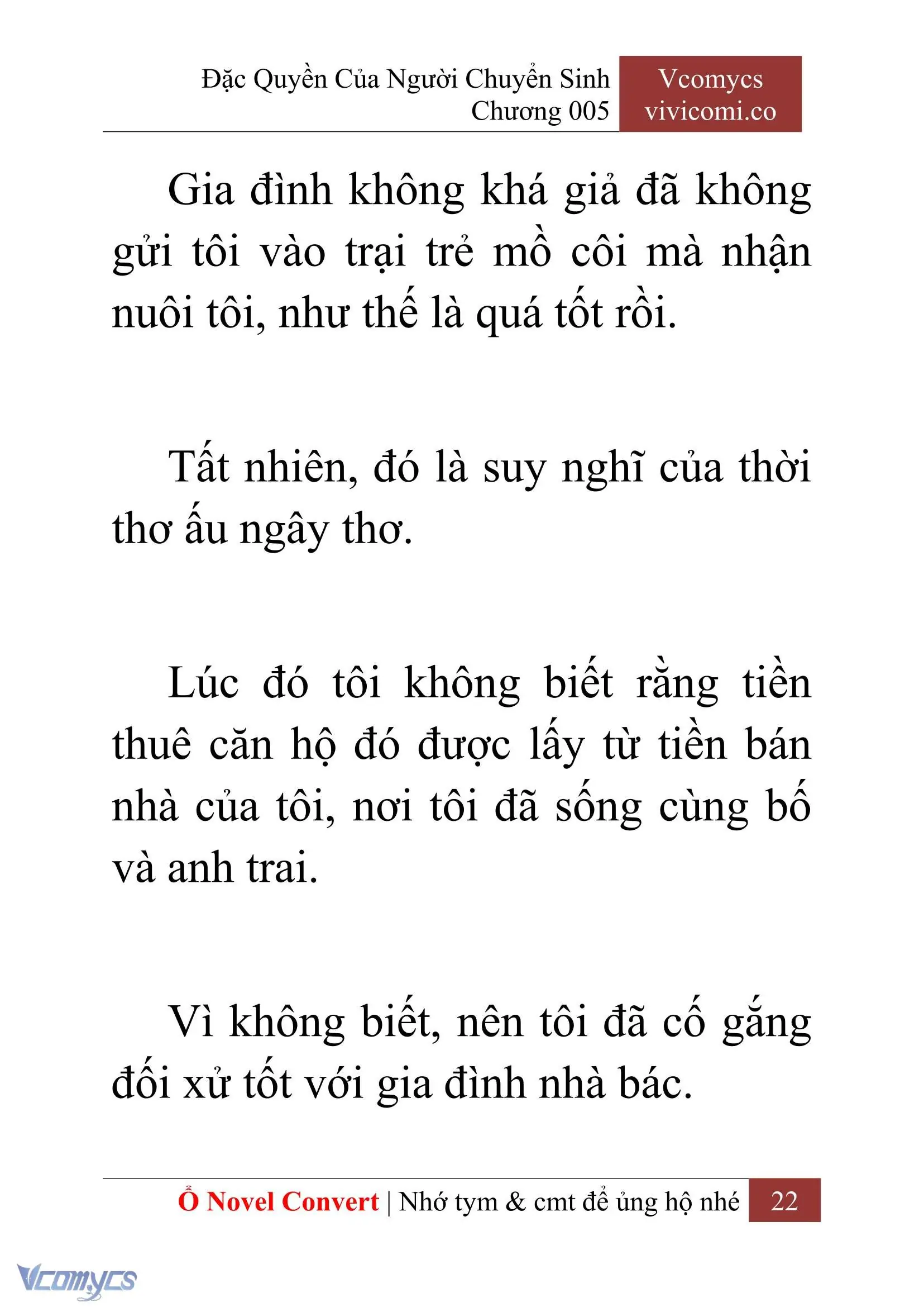 [Novel] Đặc Quyền Của Người Chuyển Sinh Chapter 5 - Trang 24