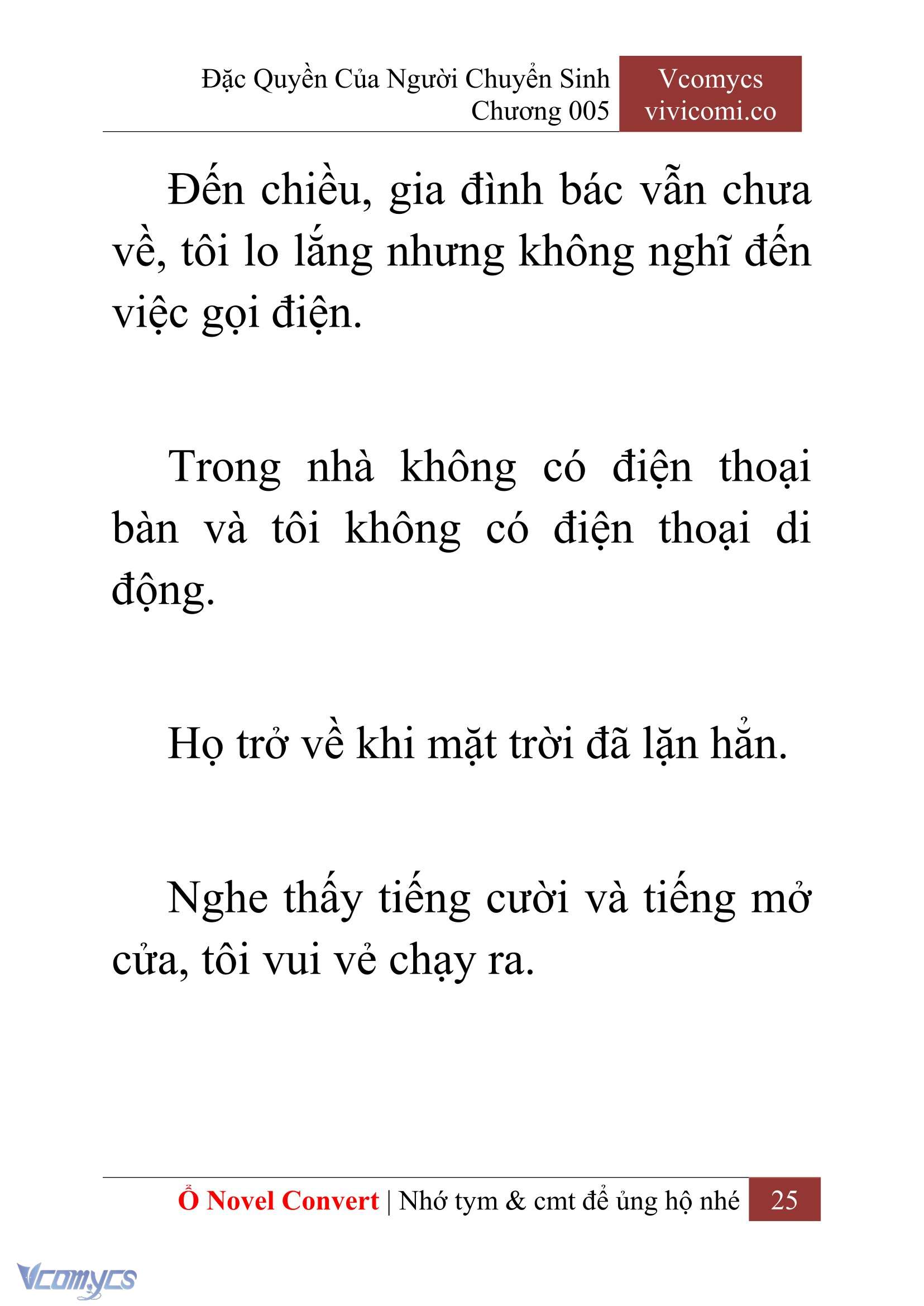 [Novel] Đặc Quyền Của Người Chuyển Sinh Chapter 5 - Trang 27