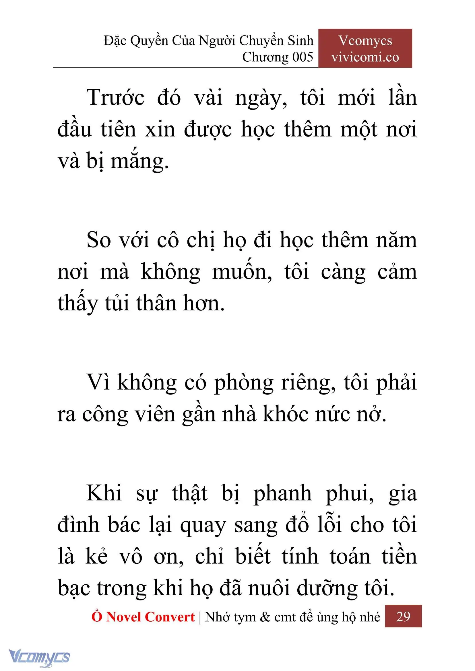 [Novel] Đặc Quyền Của Người Chuyển Sinh Chapter 5 - Trang 31