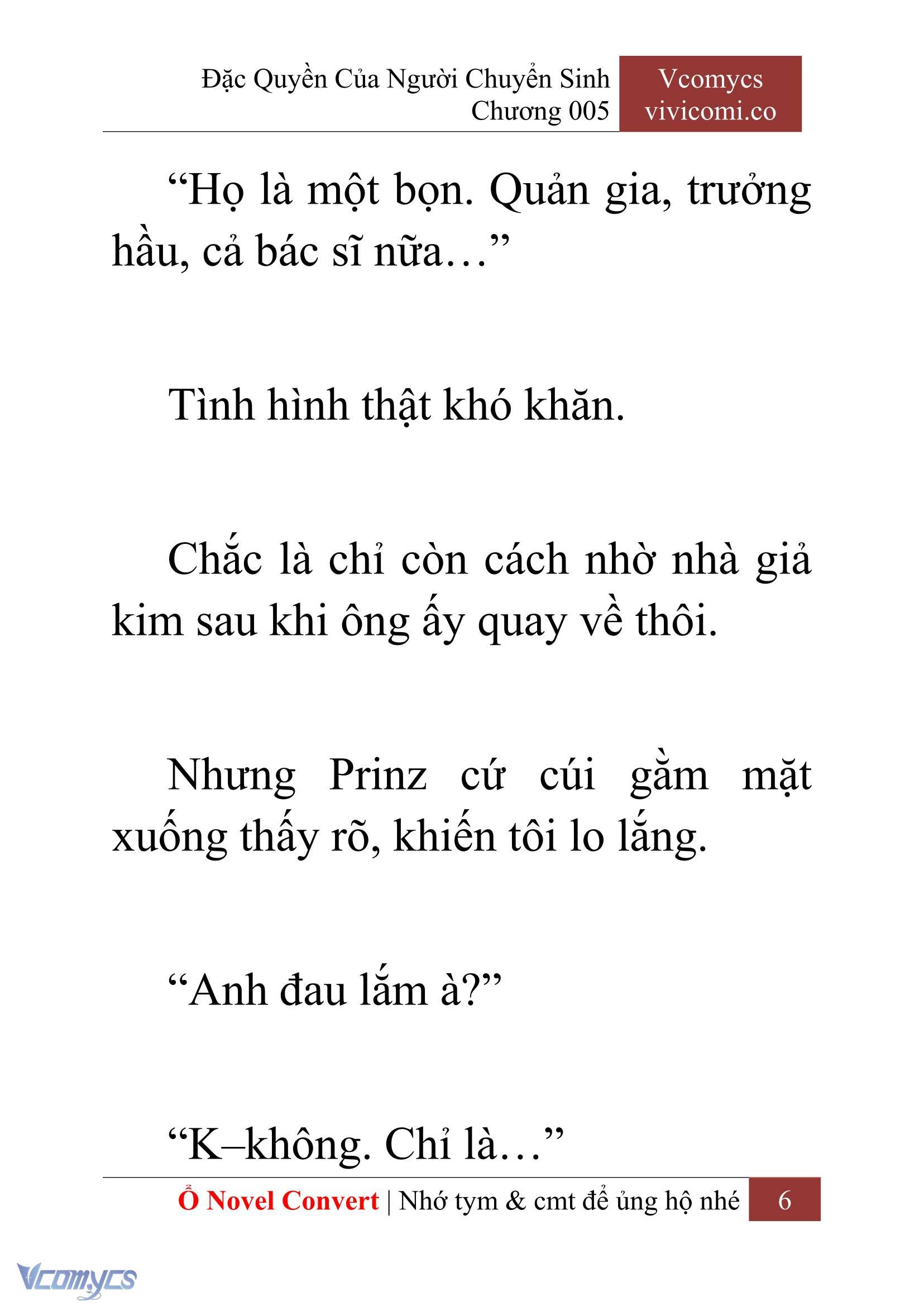 [Novel] Đặc Quyền Của Người Chuyển Sinh Chapter 5 - Trang 9