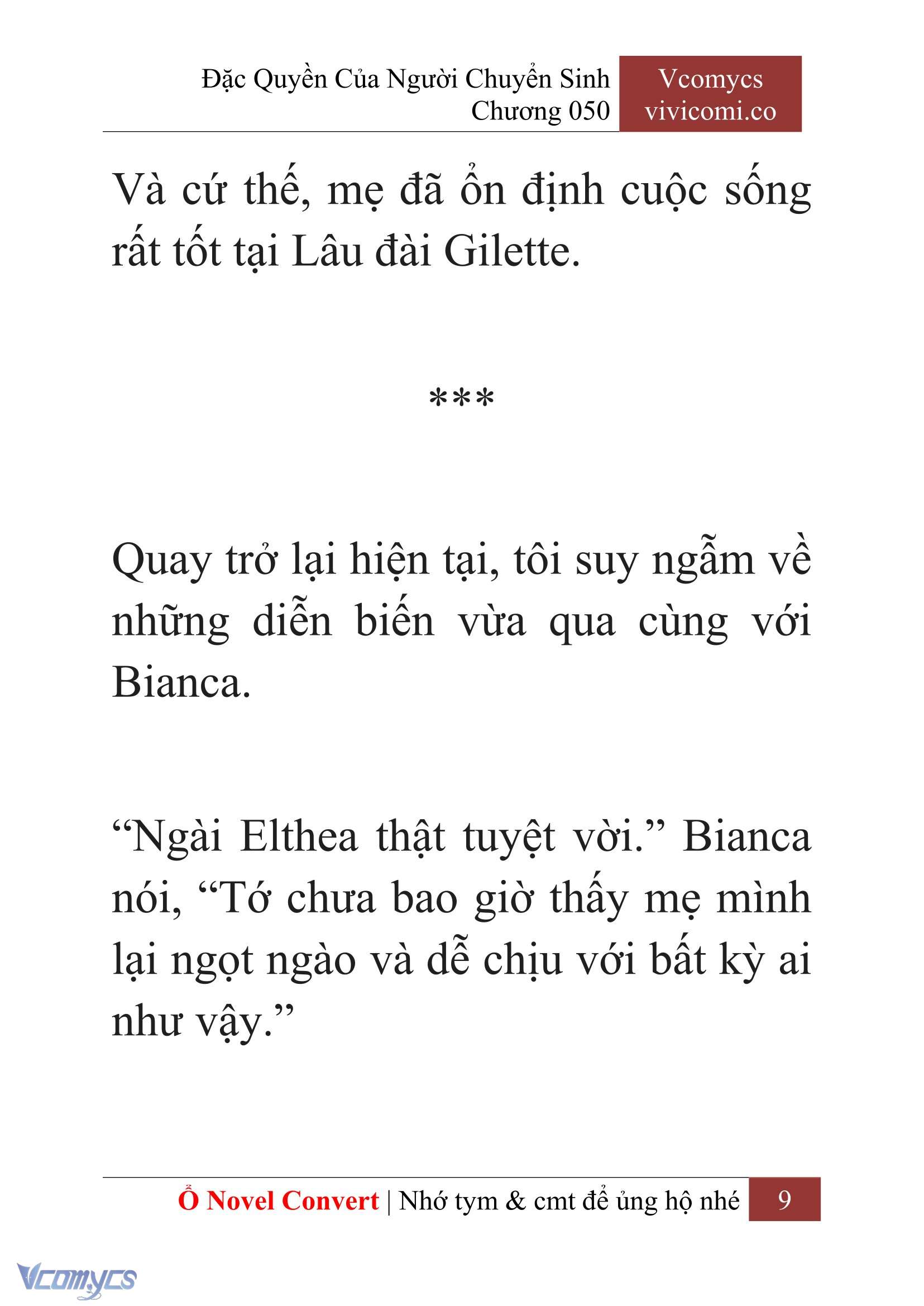 [Novel] Đặc Quyền Của Người Chuyển Sinh Chapter 50 - Trang 12