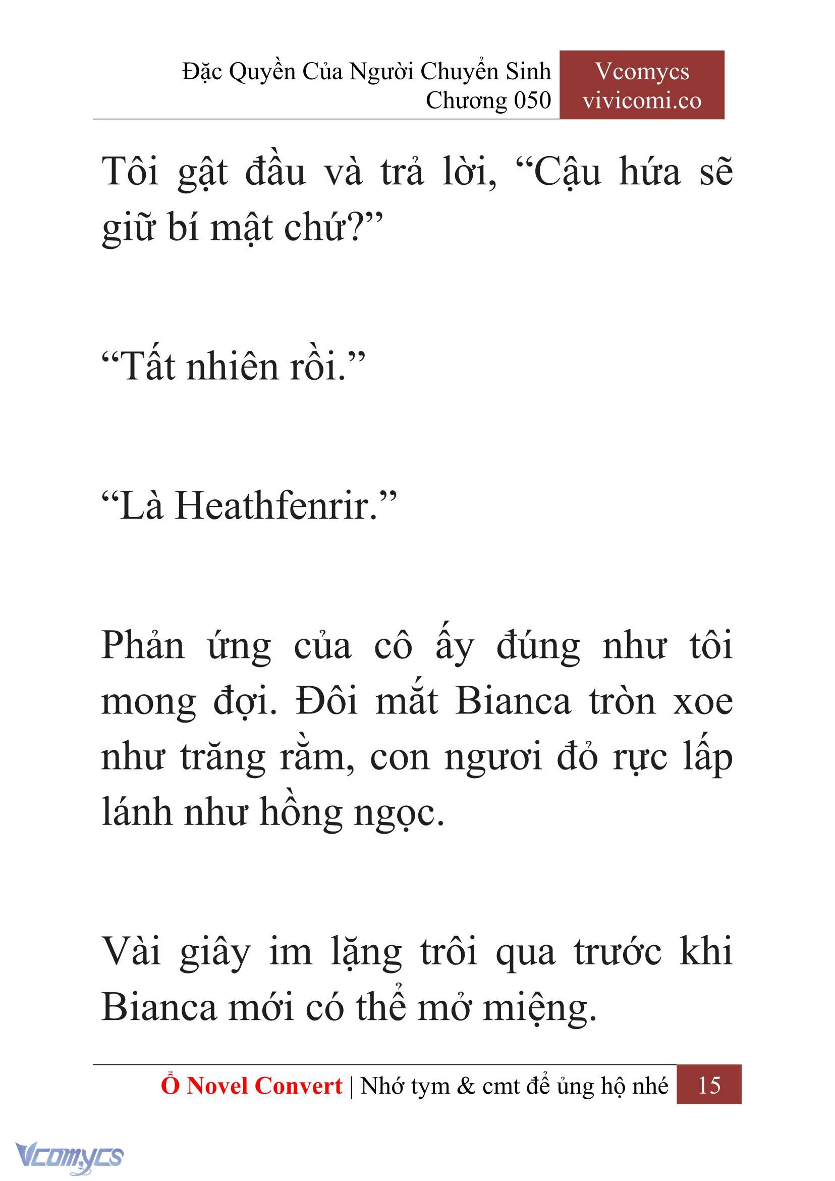 [Novel] Đặc Quyền Của Người Chuyển Sinh Chapter 50 - Trang 17