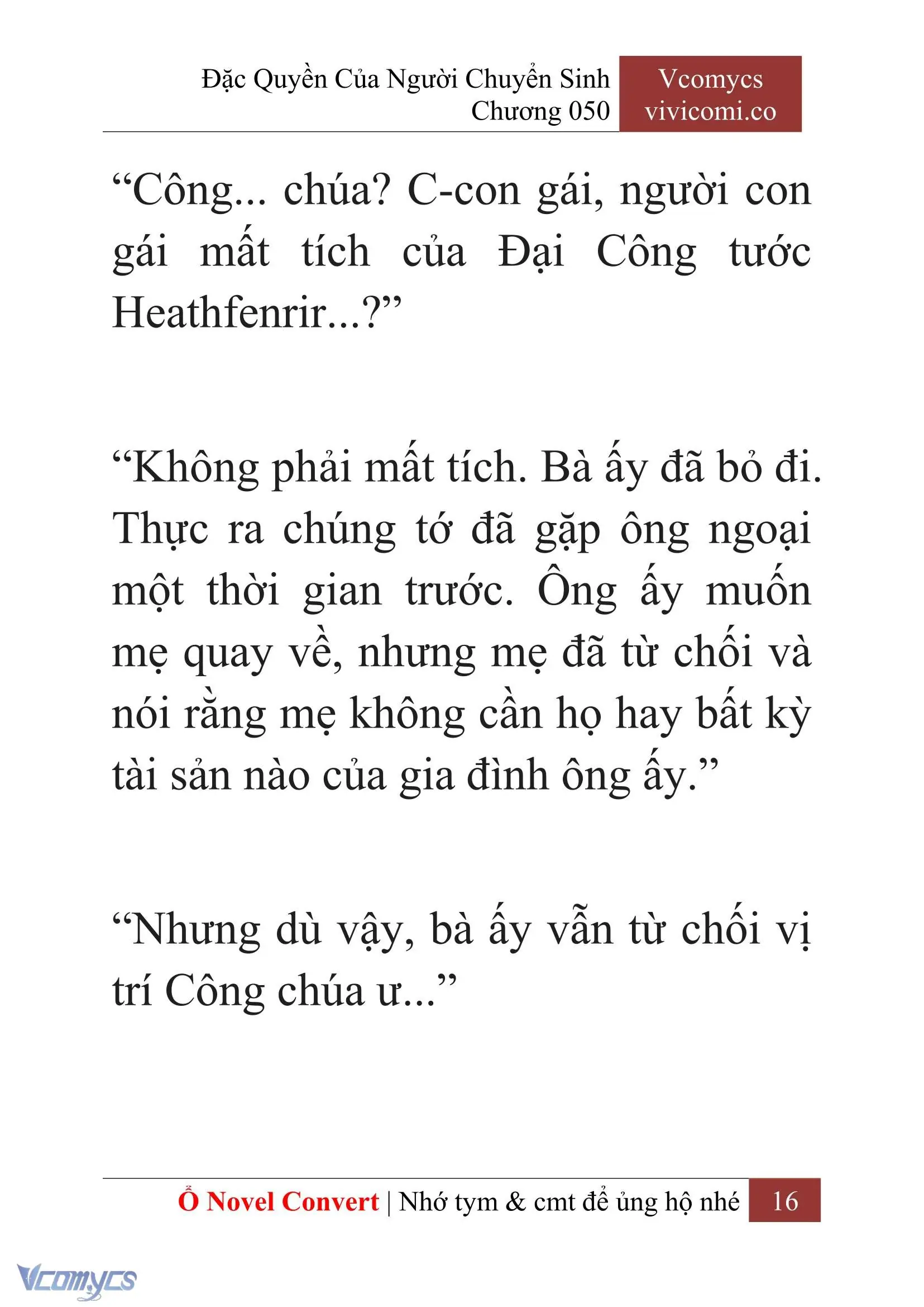 [Novel] Đặc Quyền Của Người Chuyển Sinh Chapter 50 - Trang 18