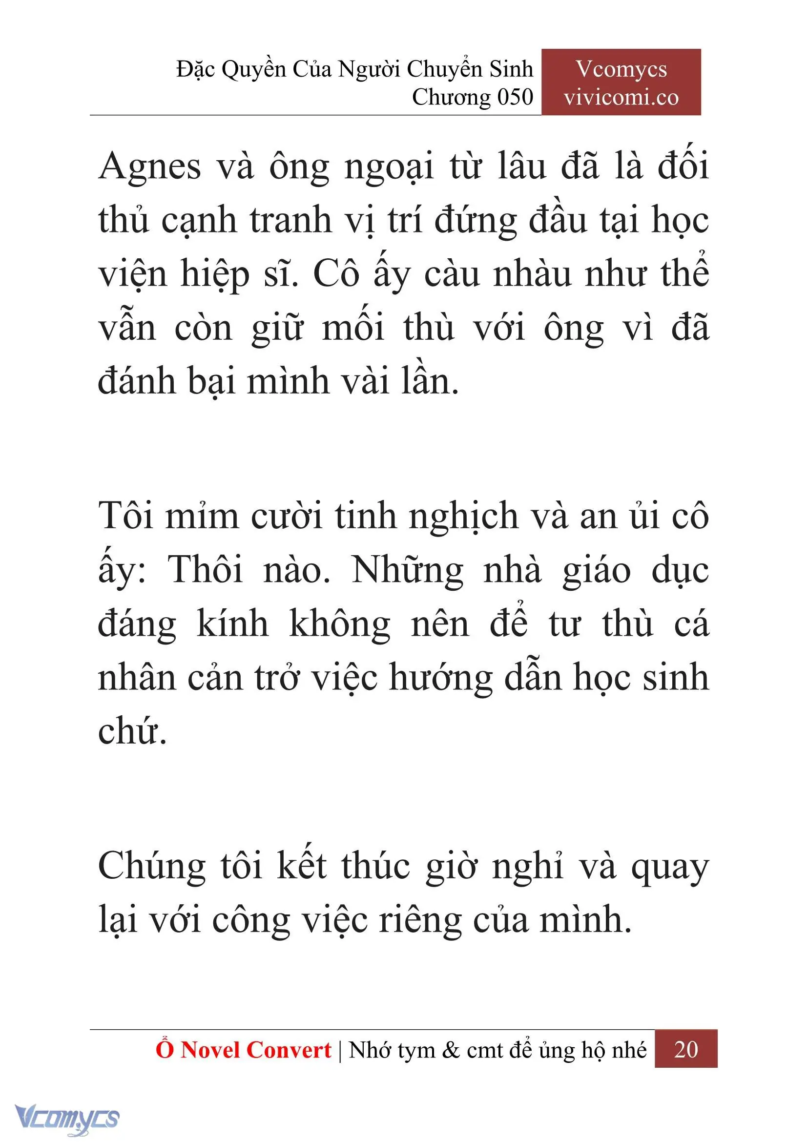 [Novel] Đặc Quyền Của Người Chuyển Sinh Chapter 50 - Trang 22