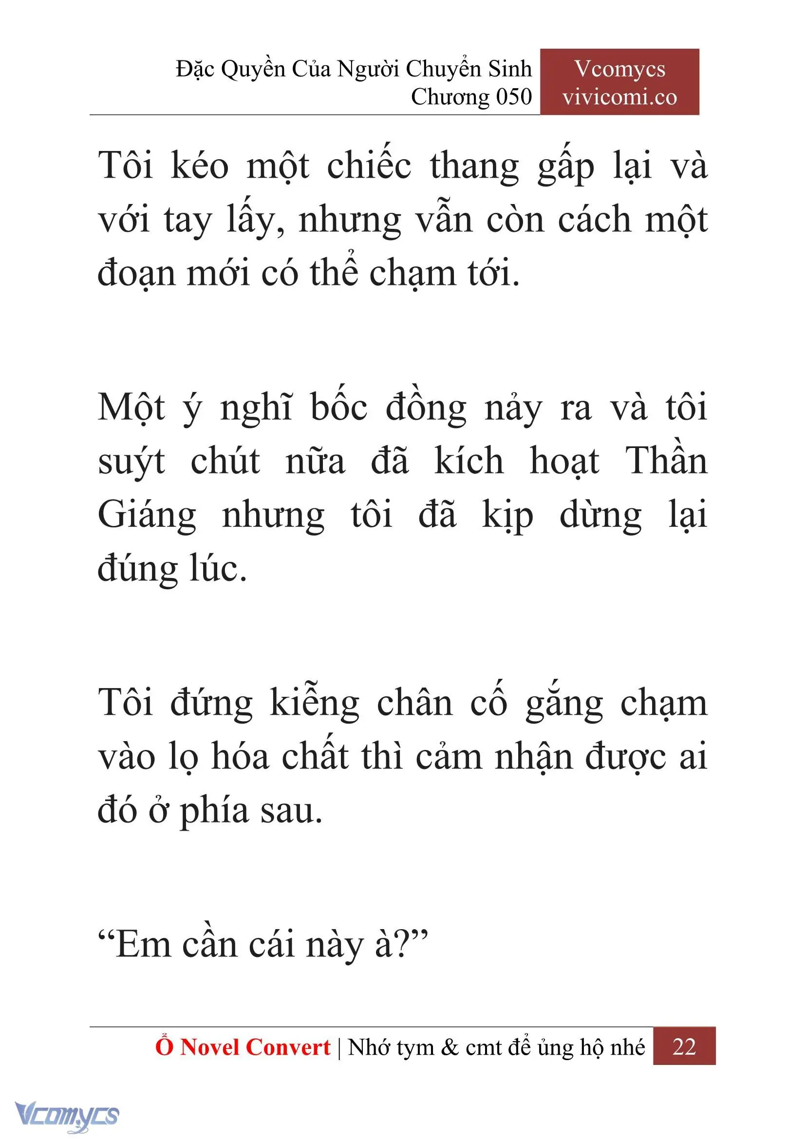 [Novel] Đặc Quyền Của Người Chuyển Sinh Chapter 50 - Trang 24