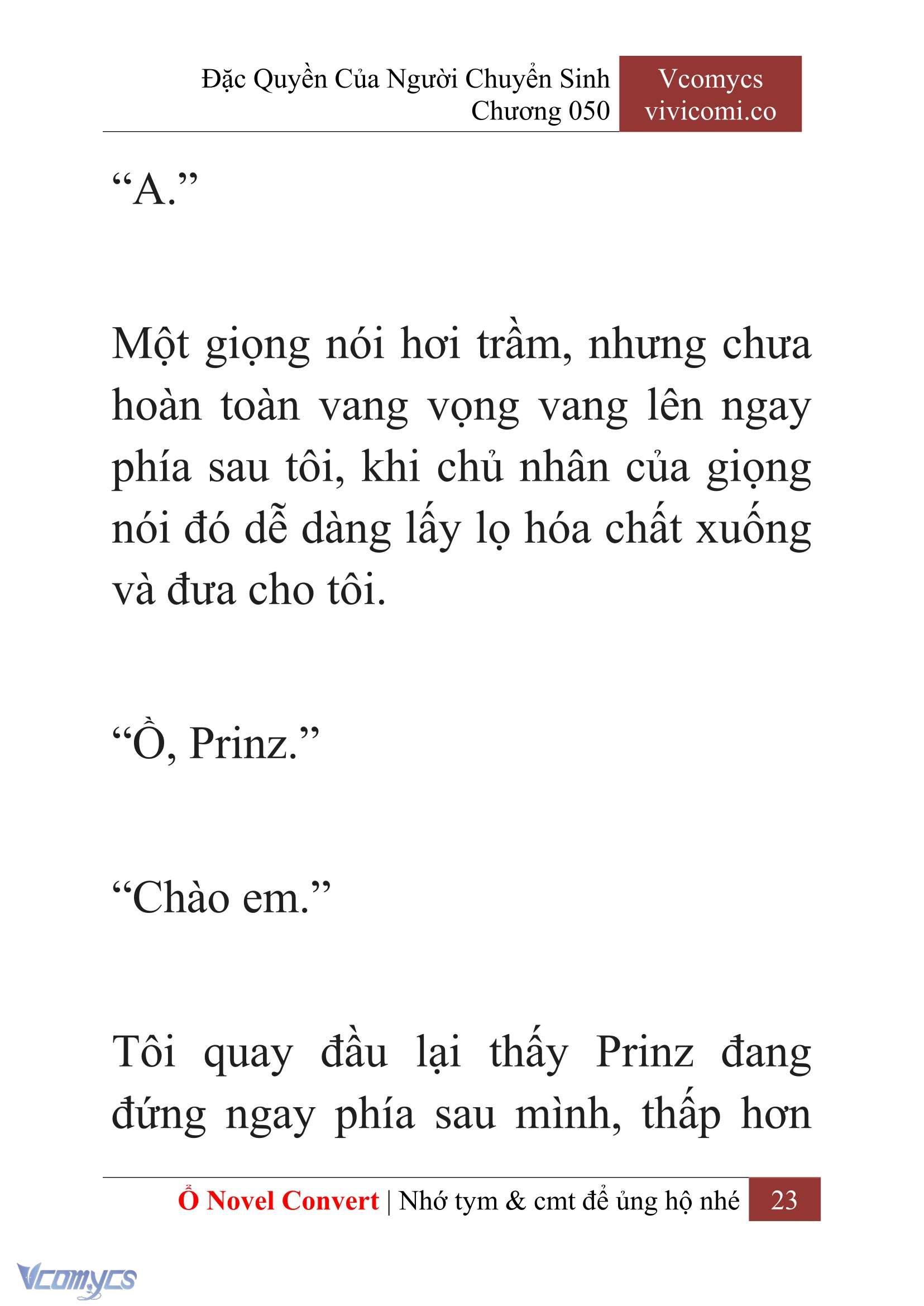 [Novel] Đặc Quyền Của Người Chuyển Sinh Chapter 50 - Trang 25