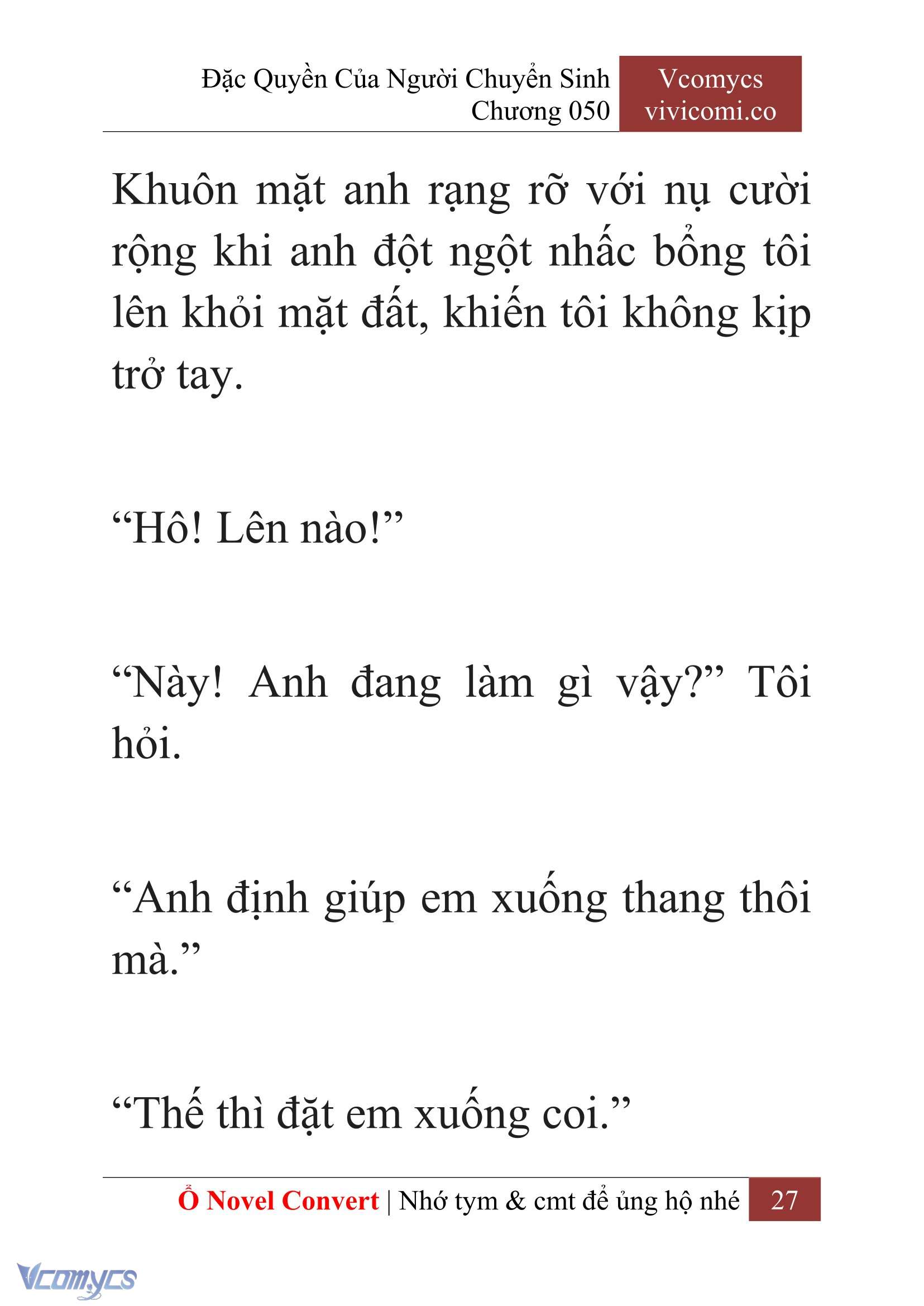 [Novel] Đặc Quyền Của Người Chuyển Sinh Chapter 50 - Trang 29