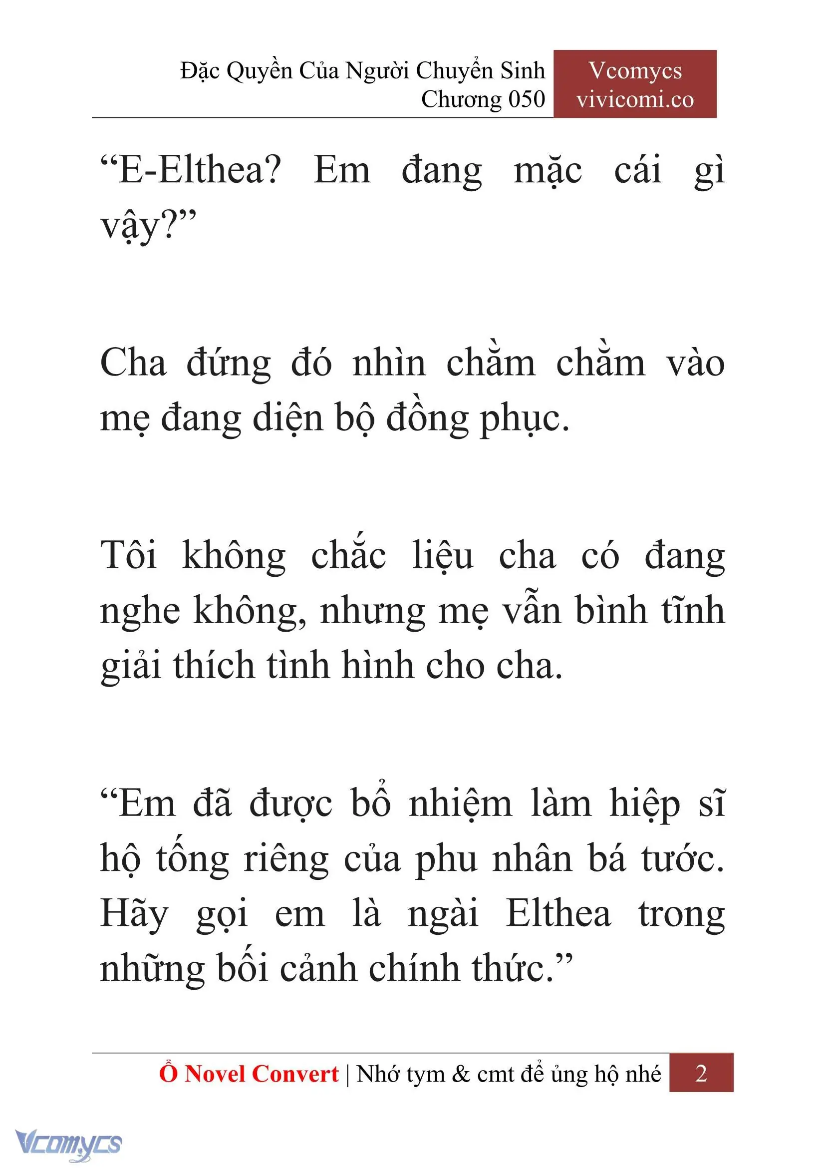 [Novel] Đặc Quyền Của Người Chuyển Sinh Chapter 50 - Trang 5