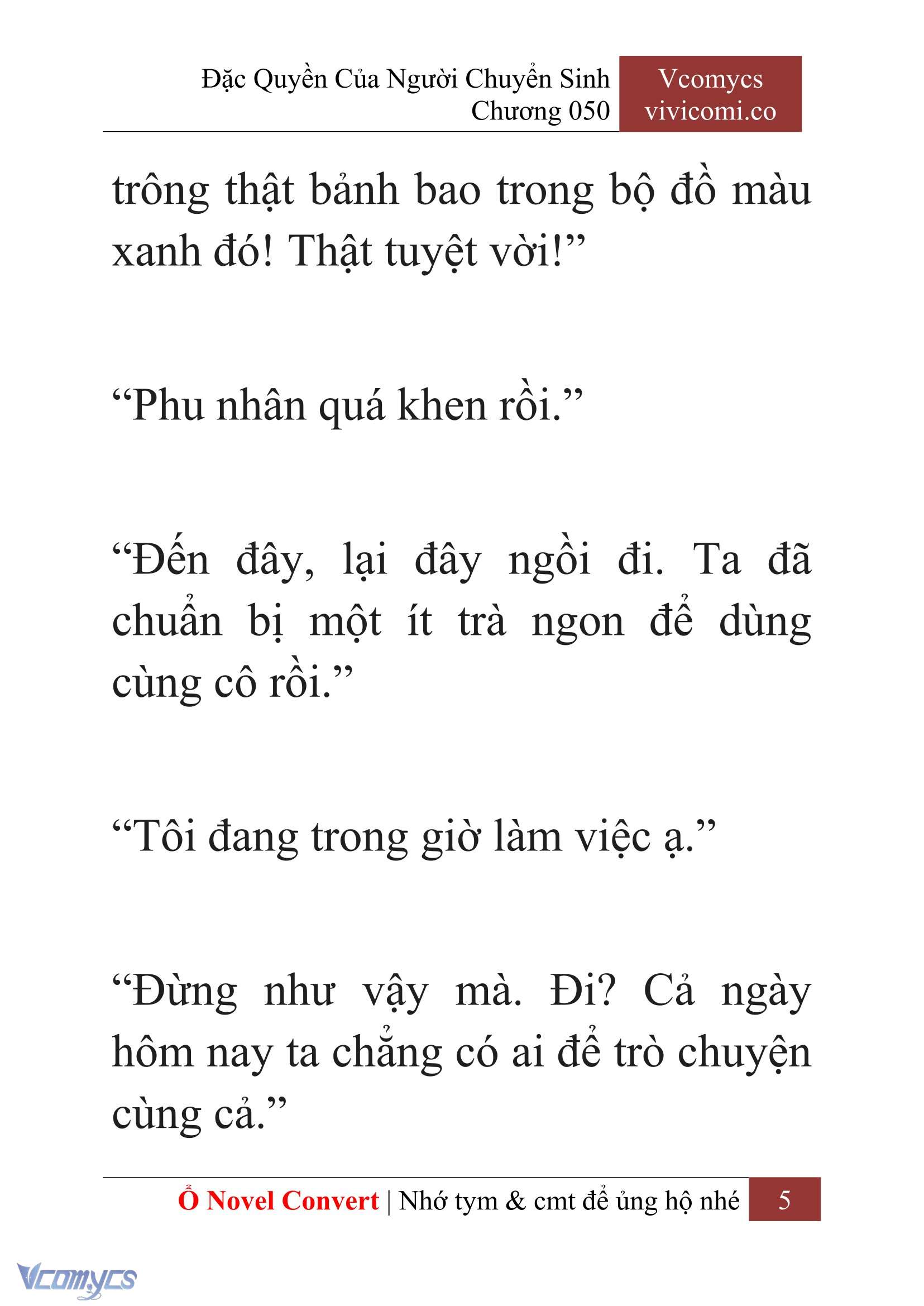[Novel] Đặc Quyền Của Người Chuyển Sinh Chapter 50 - Trang 8