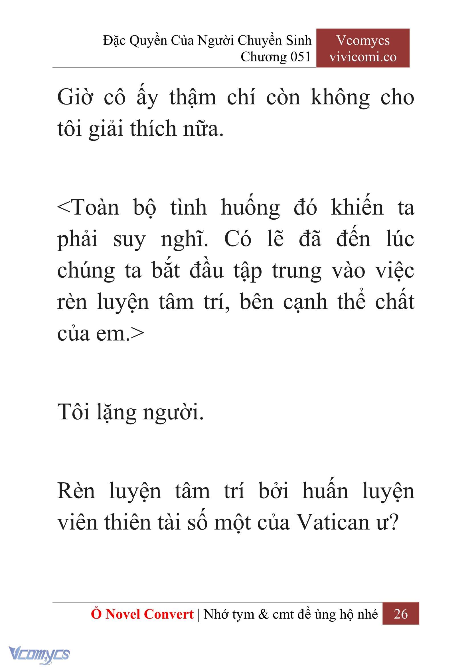 [Novel] Đặc Quyền Của Người Chuyển Sinh Chapter 51 - Trang 29