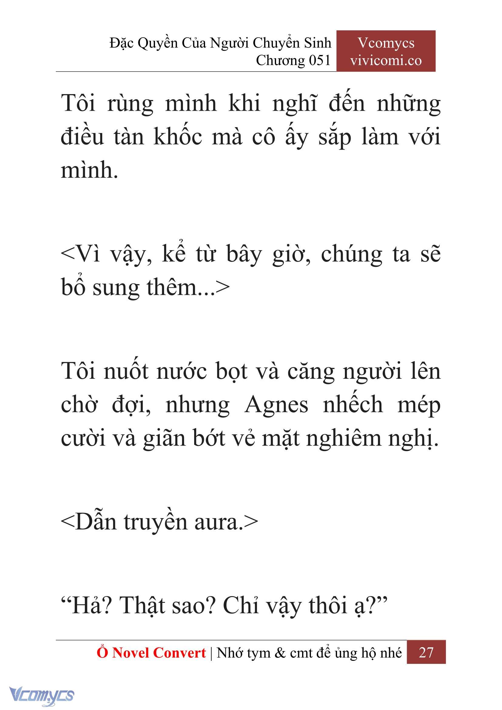 [Novel] Đặc Quyền Của Người Chuyển Sinh Chapter 51 - Trang 30