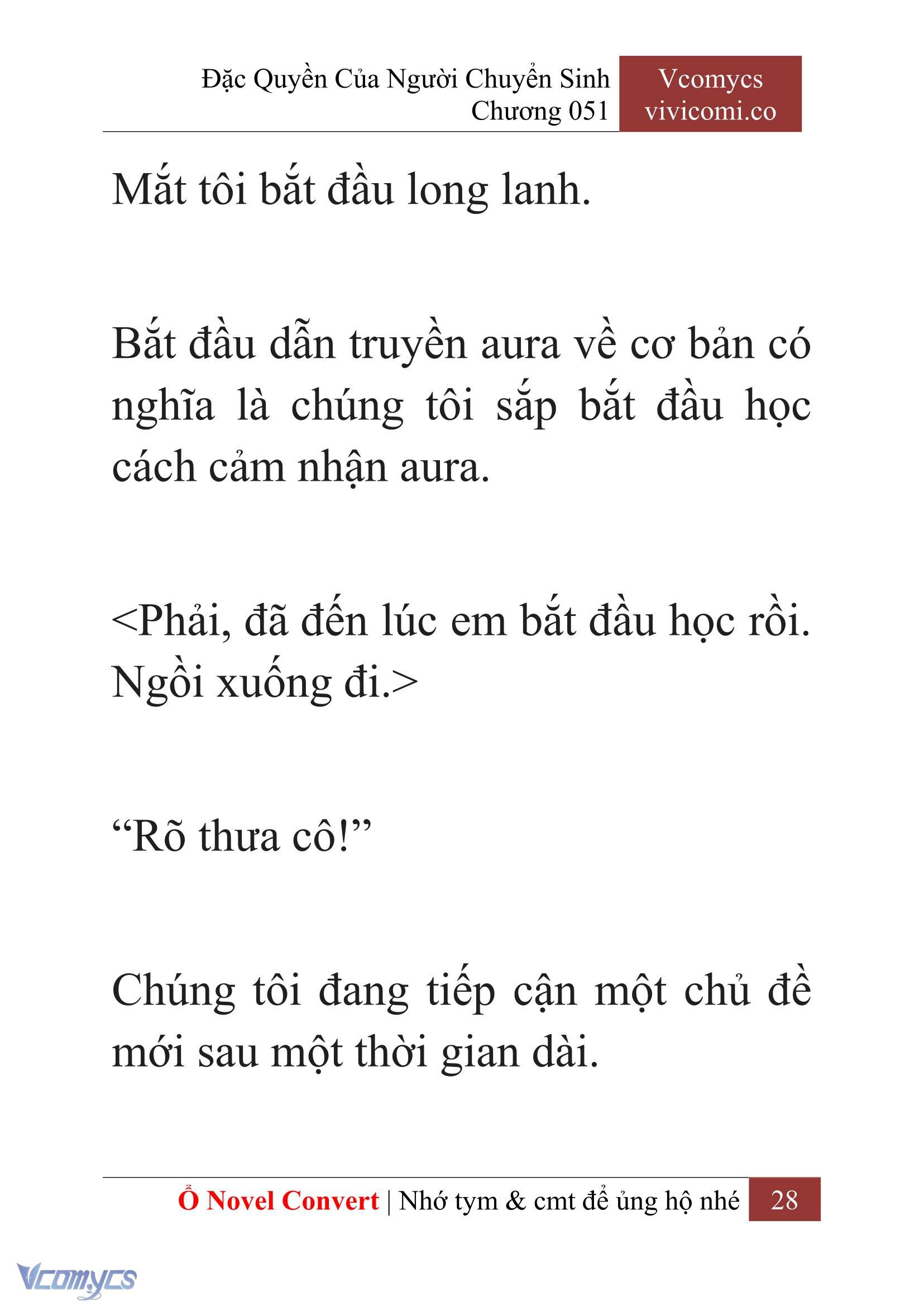 [Novel] Đặc Quyền Của Người Chuyển Sinh Chapter 51 - Trang 31