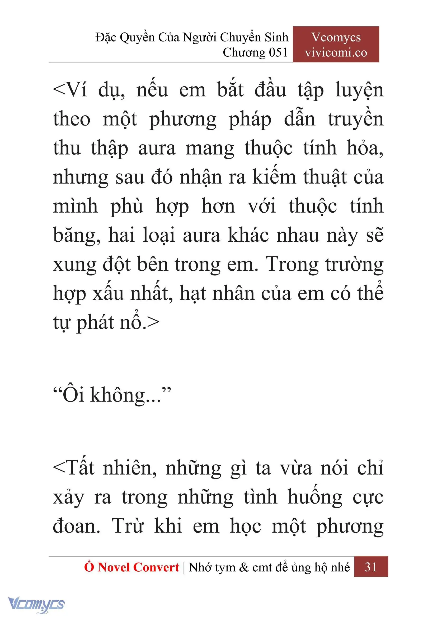 [Novel] Đặc Quyền Của Người Chuyển Sinh Chapter 51 - Trang 34