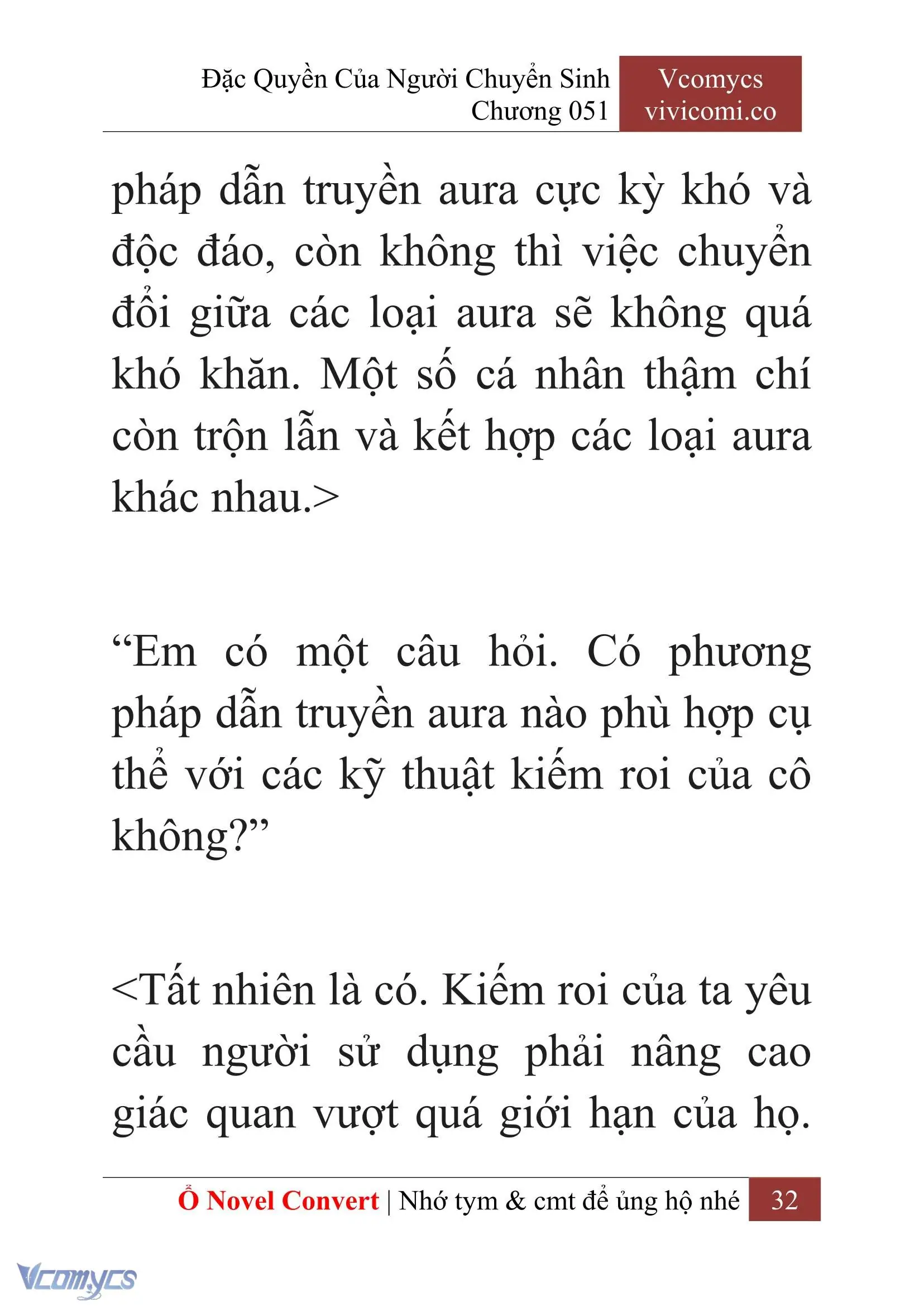 [Novel] Đặc Quyền Của Người Chuyển Sinh Chapter 51 - Trang 35