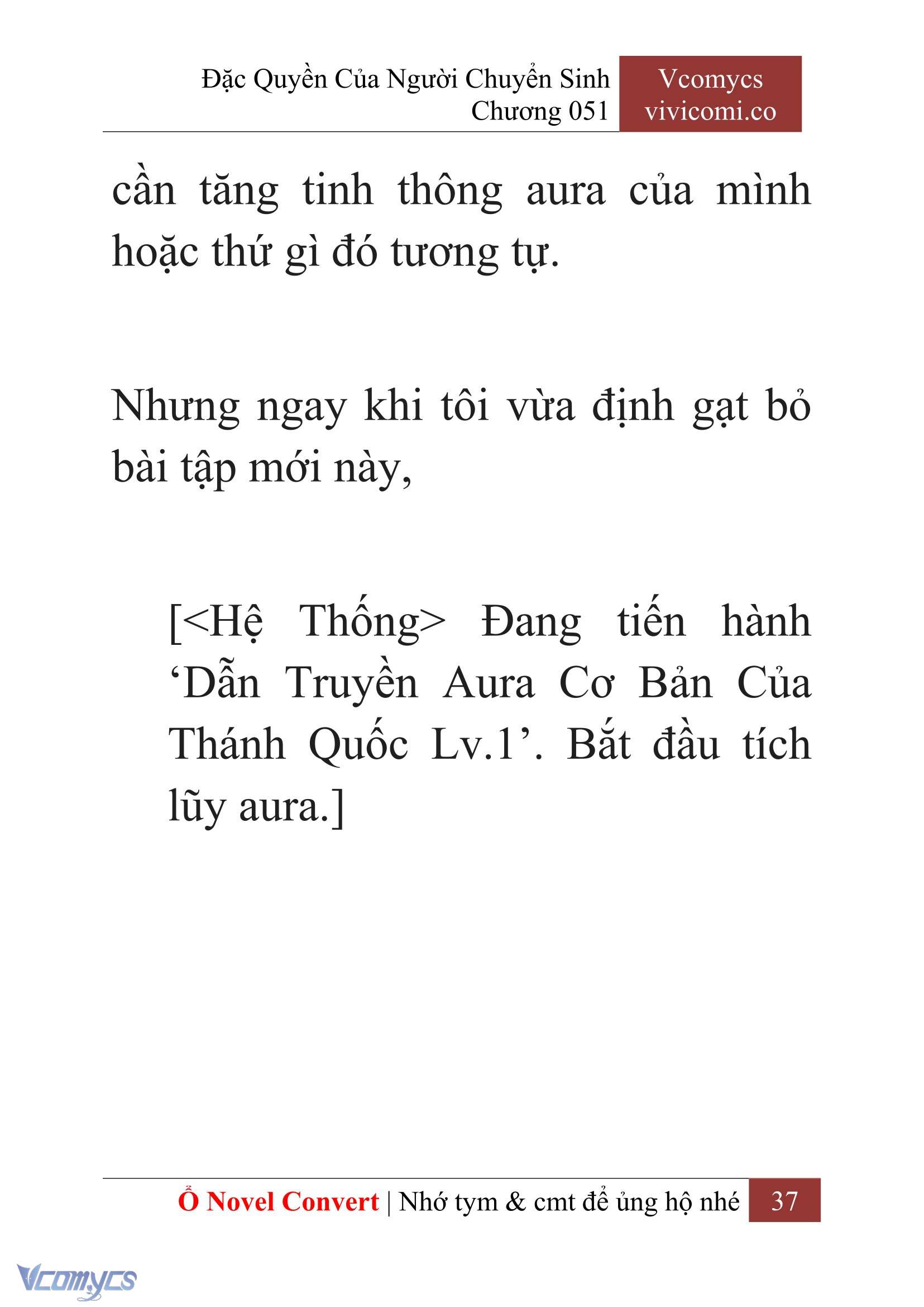 [Novel] Đặc Quyền Của Người Chuyển Sinh Chapter 51 - Trang 39