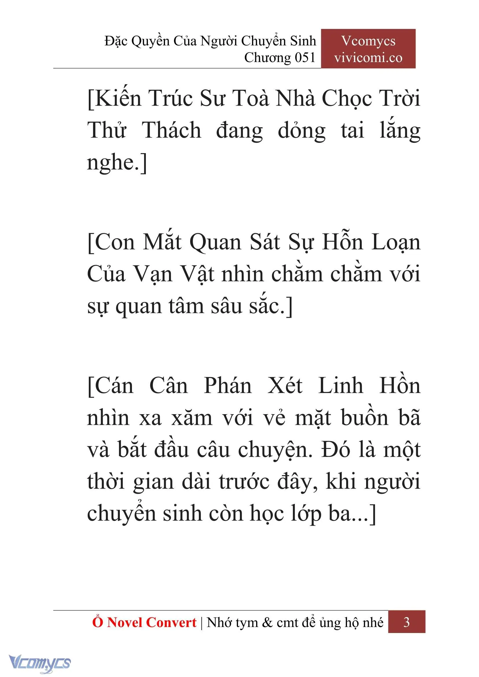 [Novel] Đặc Quyền Của Người Chuyển Sinh Chapter 51 - Trang 6