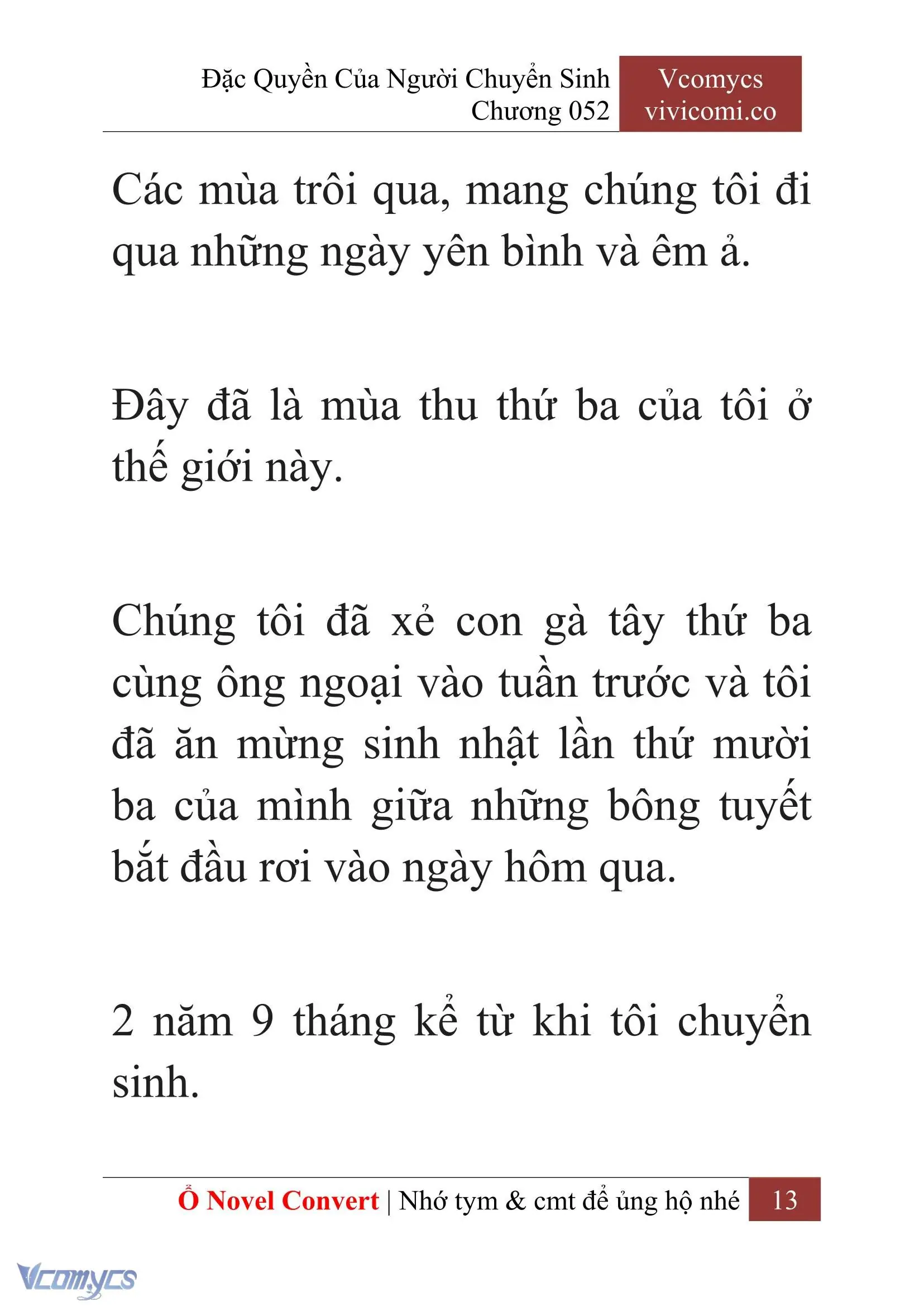[Novel] Đặc Quyền Của Người Chuyển Sinh Chapter 52 - Trang 15